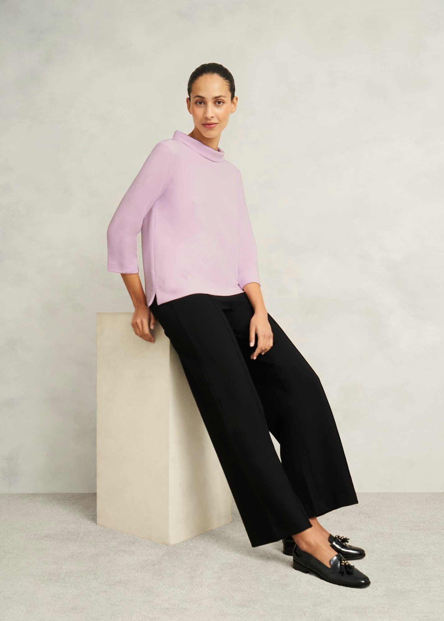 Betsy Textured Top , Dusted Pink, hi-res