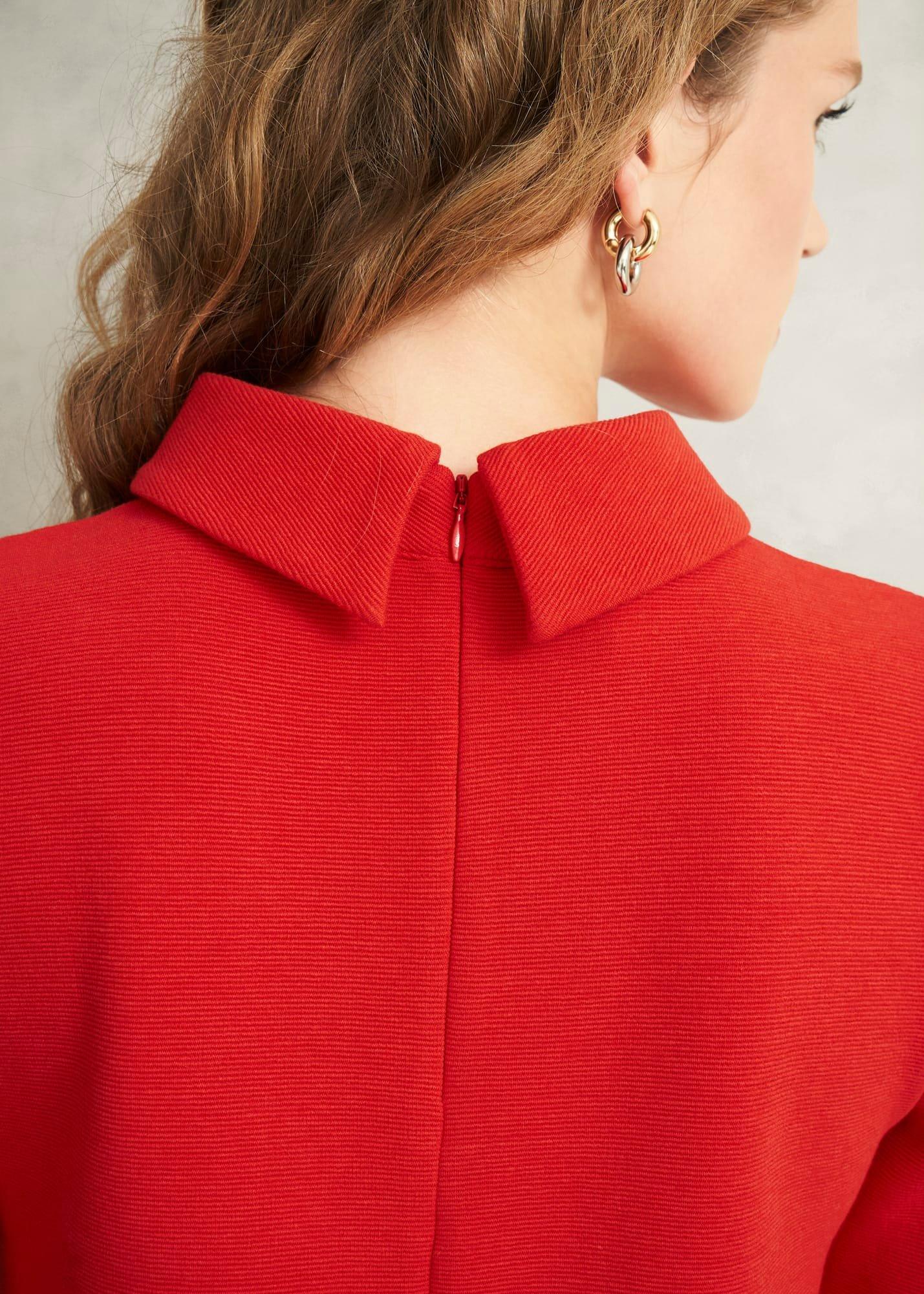 Tali Textured Top, Scarlet Red, hi-res