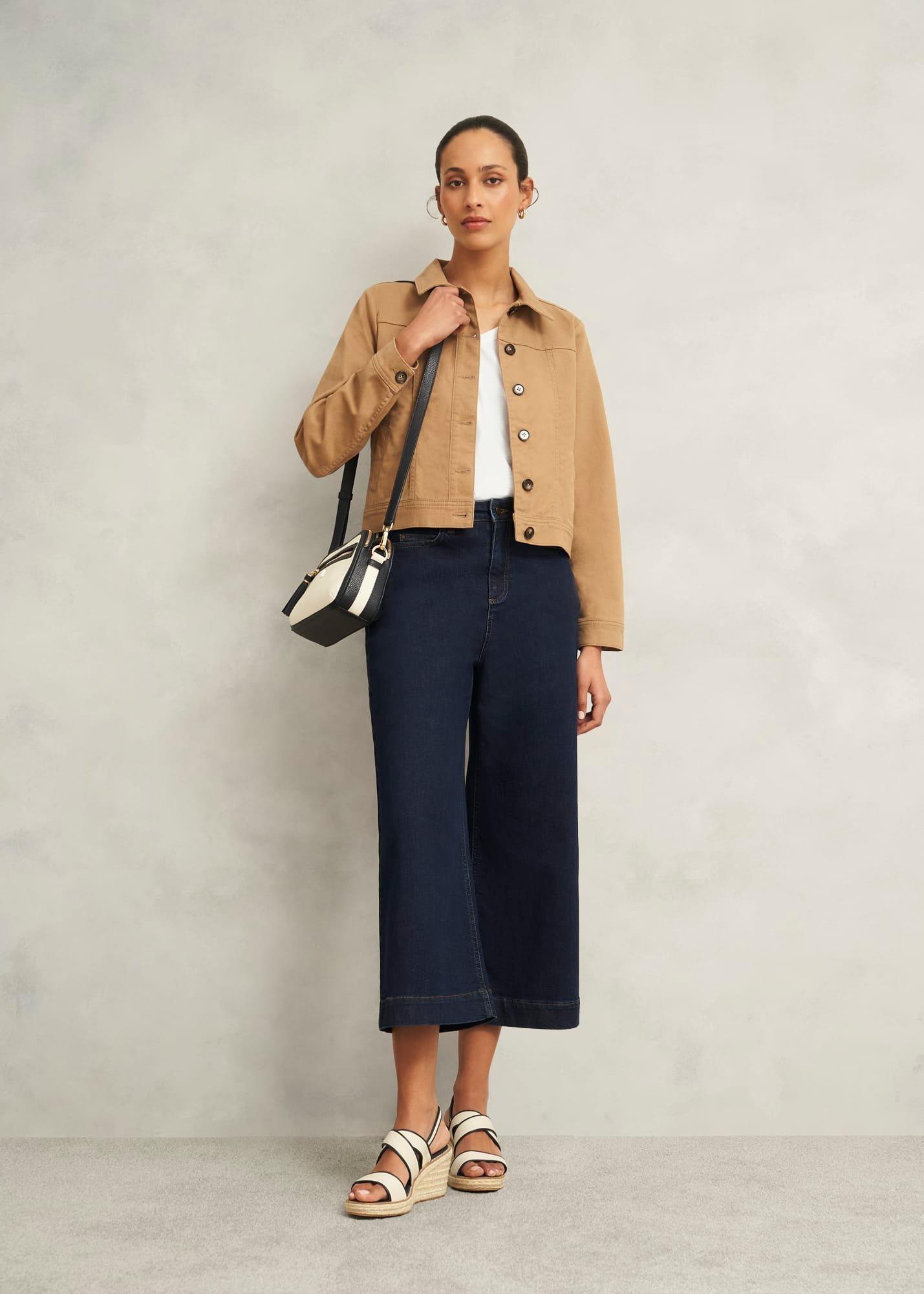 Arianna Cotton Slub T-Shirt, White, hi-res