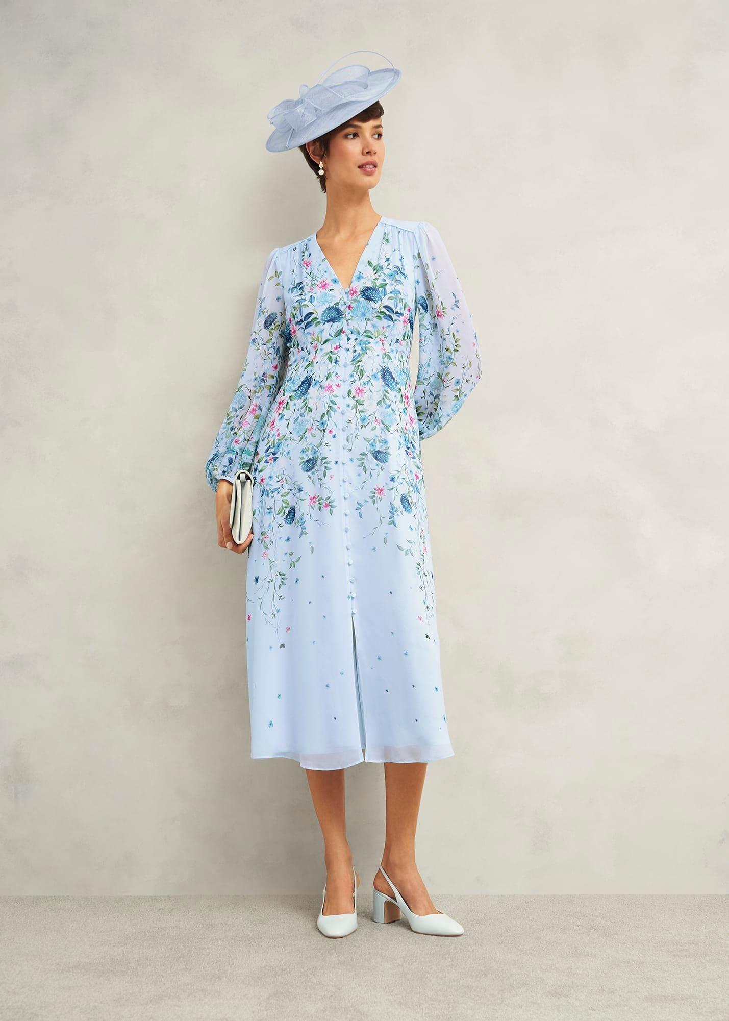 Ottilie Fascinator, Pale Blue, hi-res