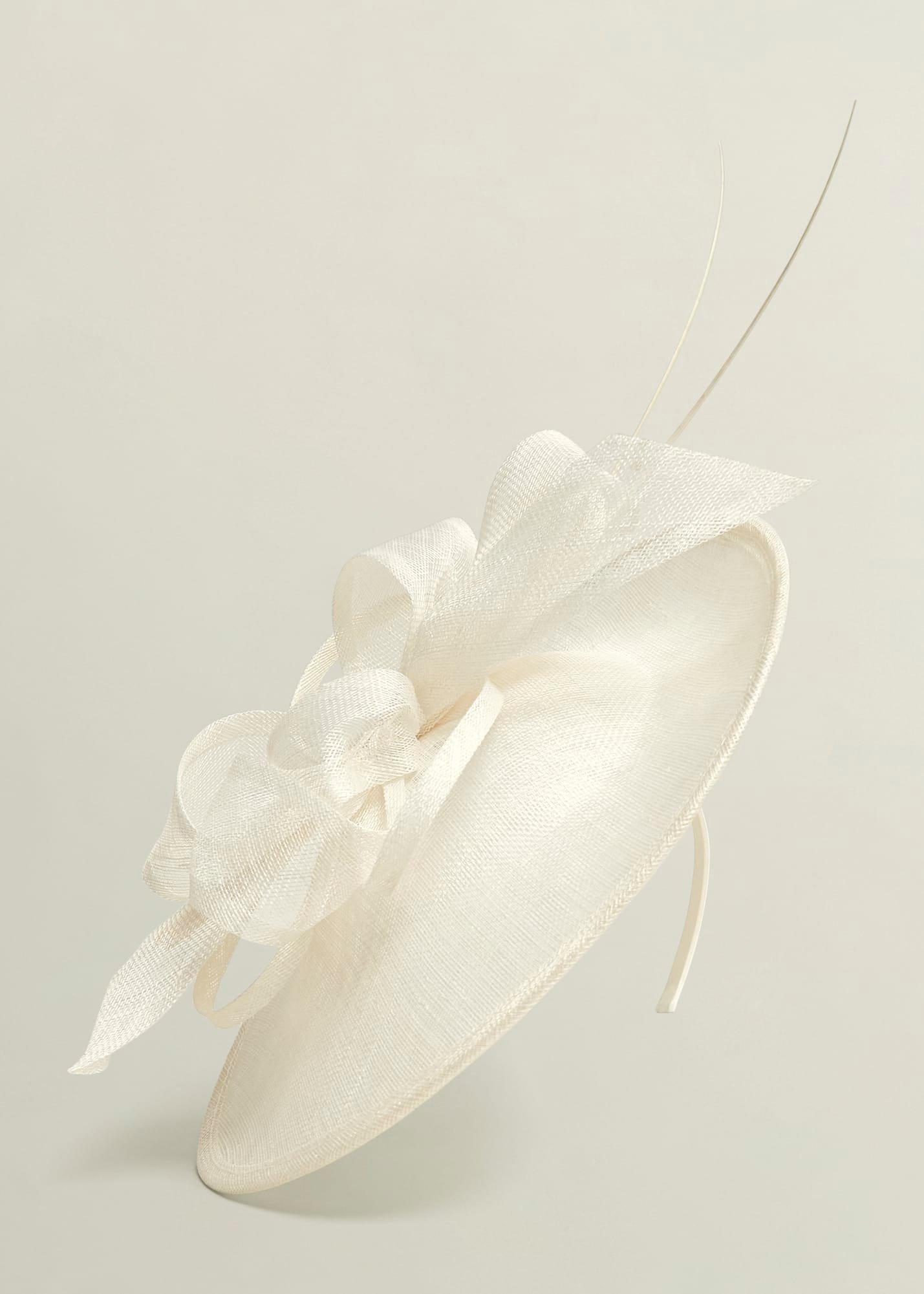 Chloe Fascinator, Ivory, hi-res