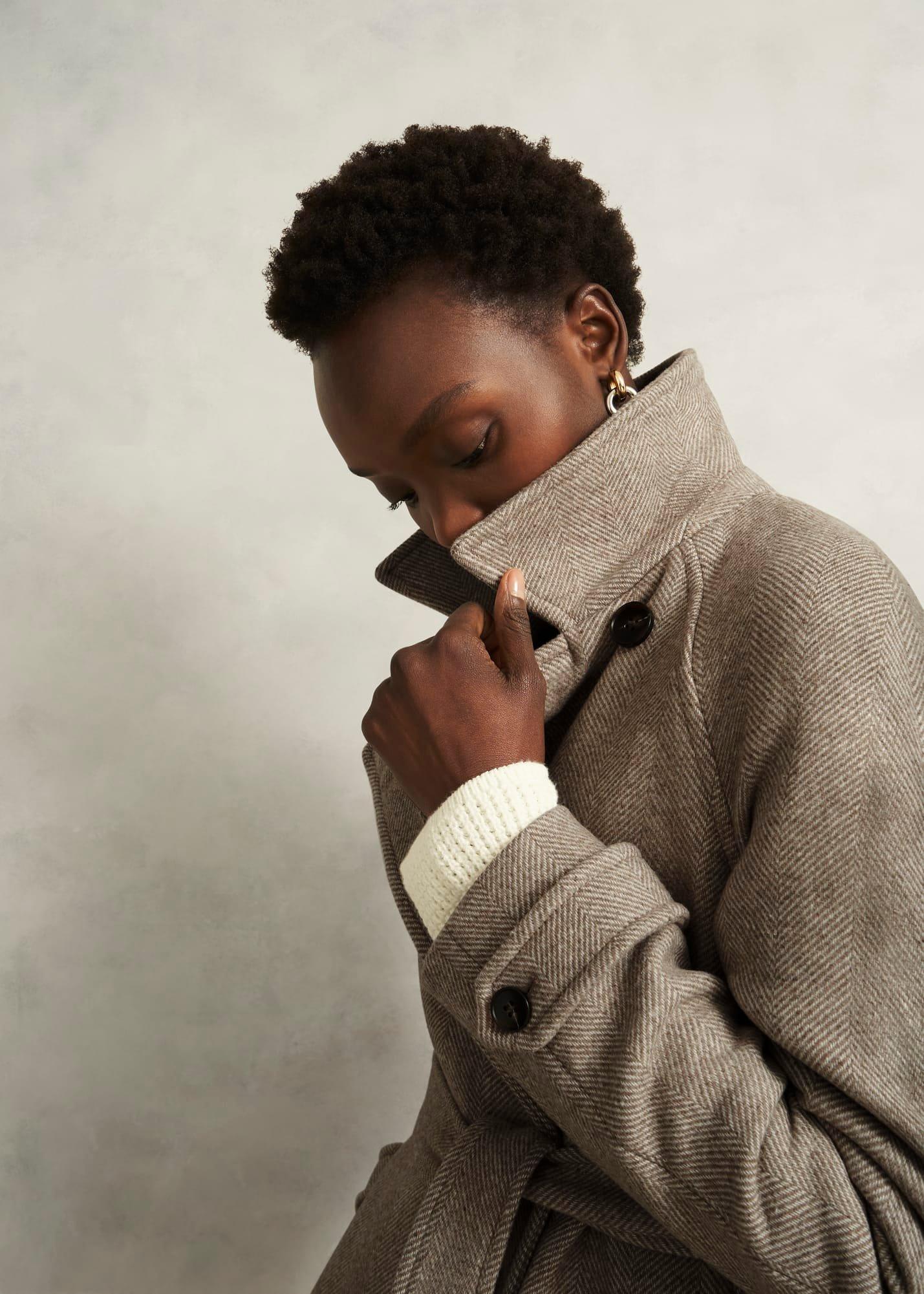 Manon Wool Blend Coat, Neutral, hi-res