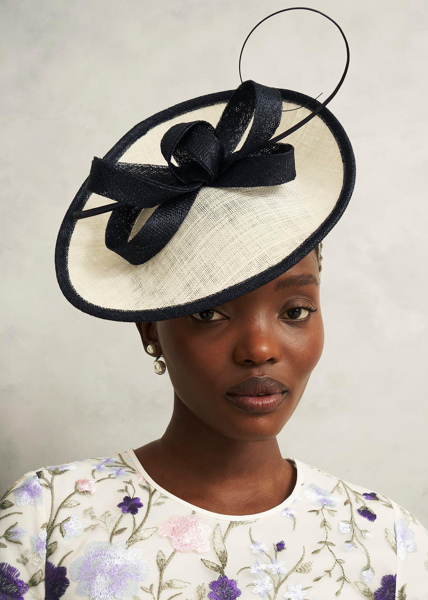 Quinn Fascinator, Cream Midnight, hi-res