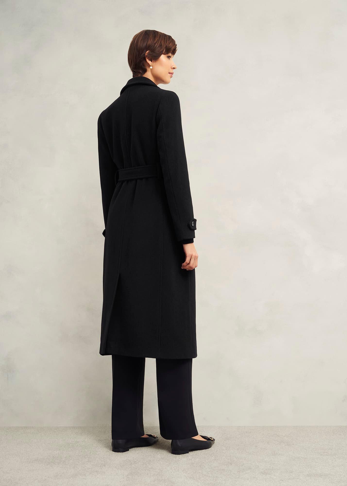 Yasmina Wool Blend Coat, Black, hi-res