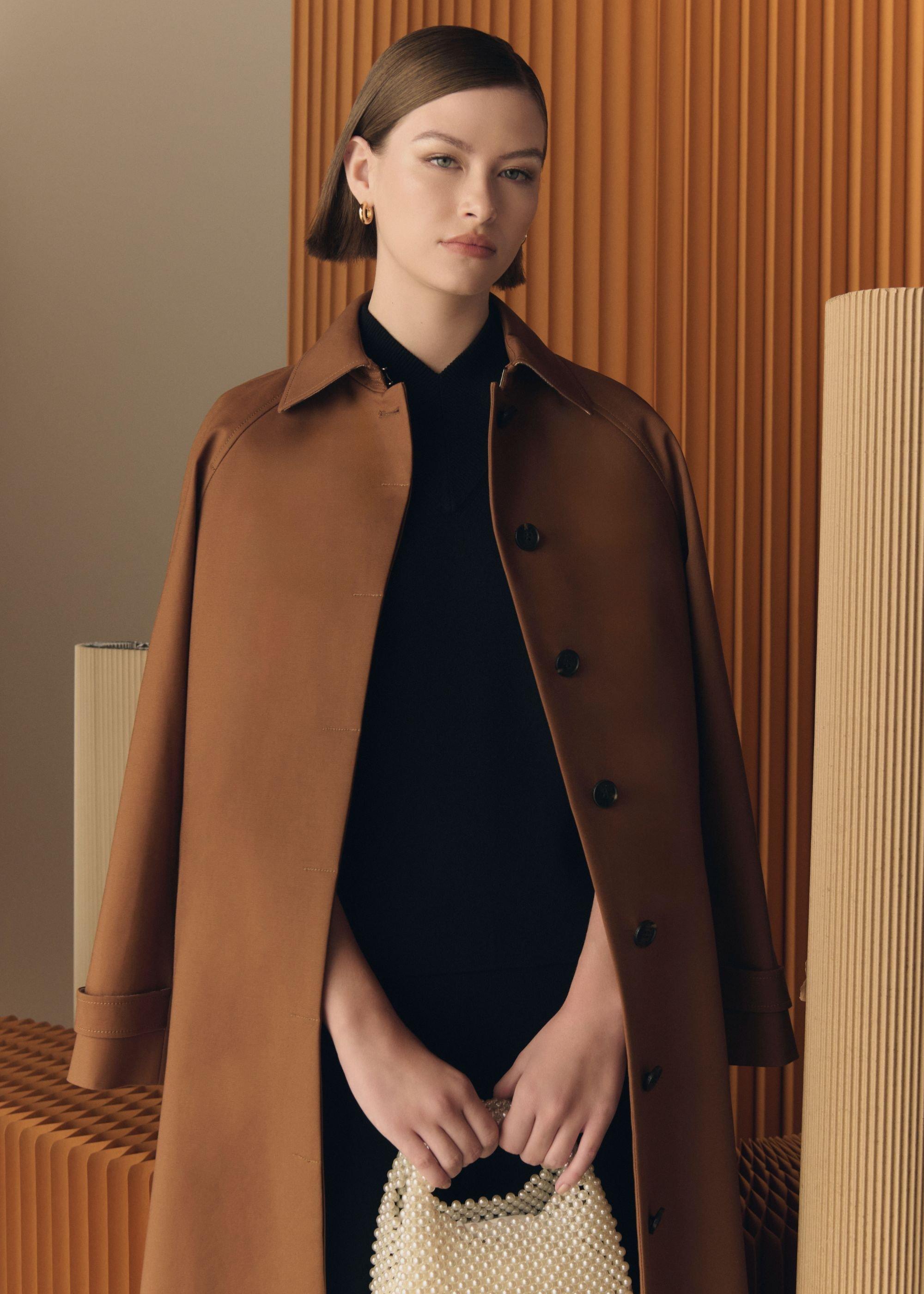 Kentmere Shower Resistant Trench Coat, Vicuna, hi-res