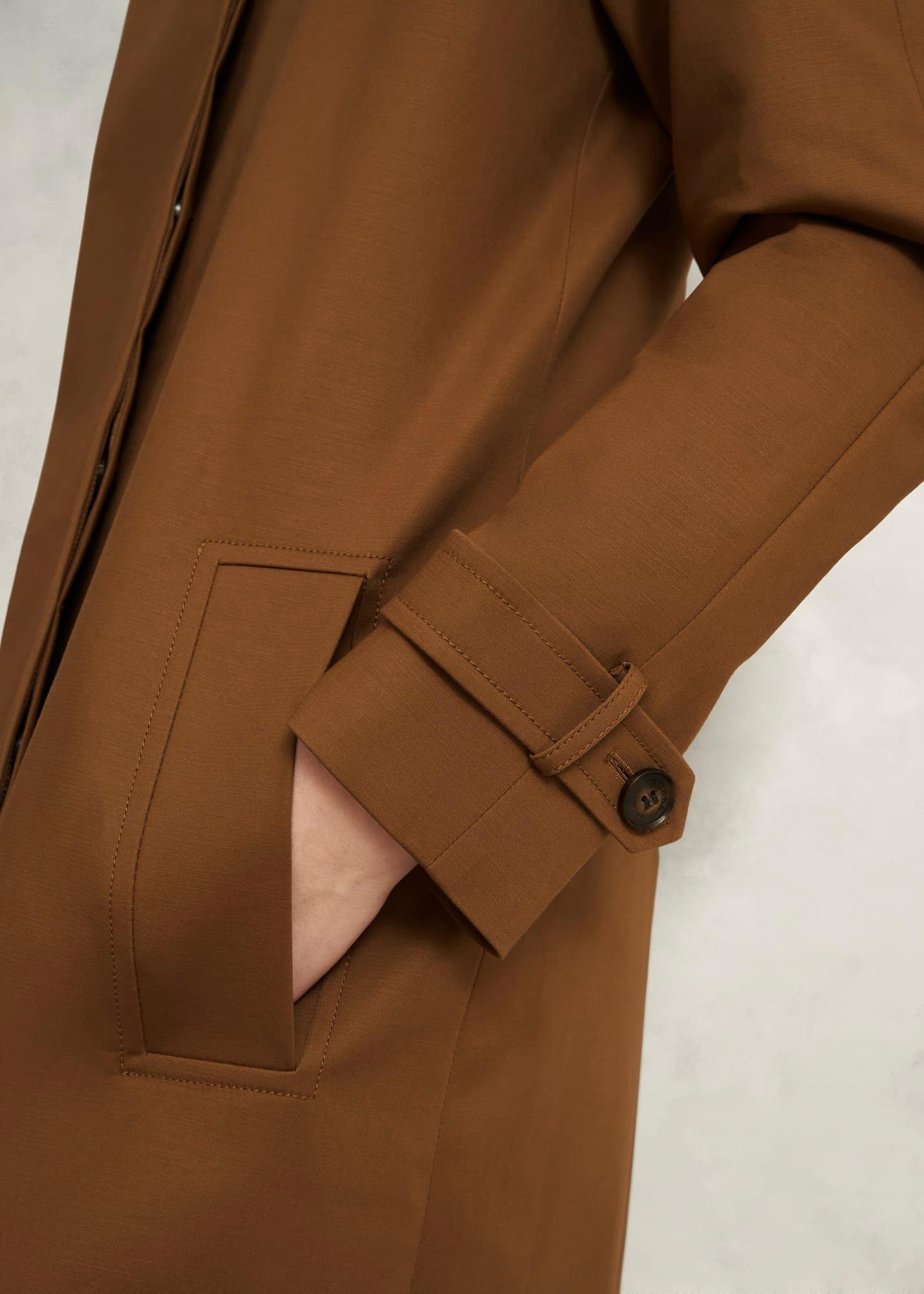 Kentmere Shower Resistant Trench Coat, Vicuna, hi-res