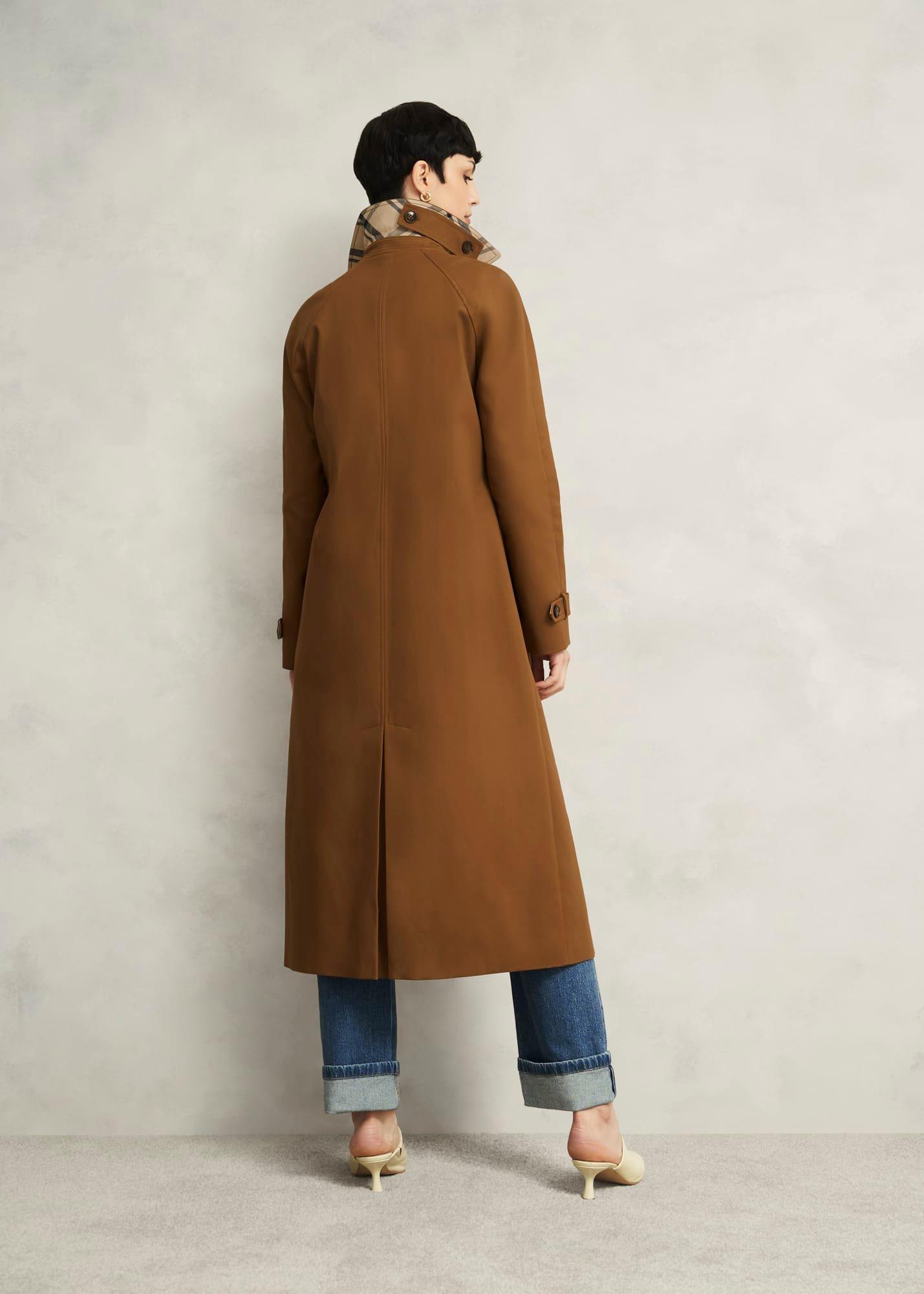 Kentmere Shower Resistant Trench Coat, Vicuna, hi-res