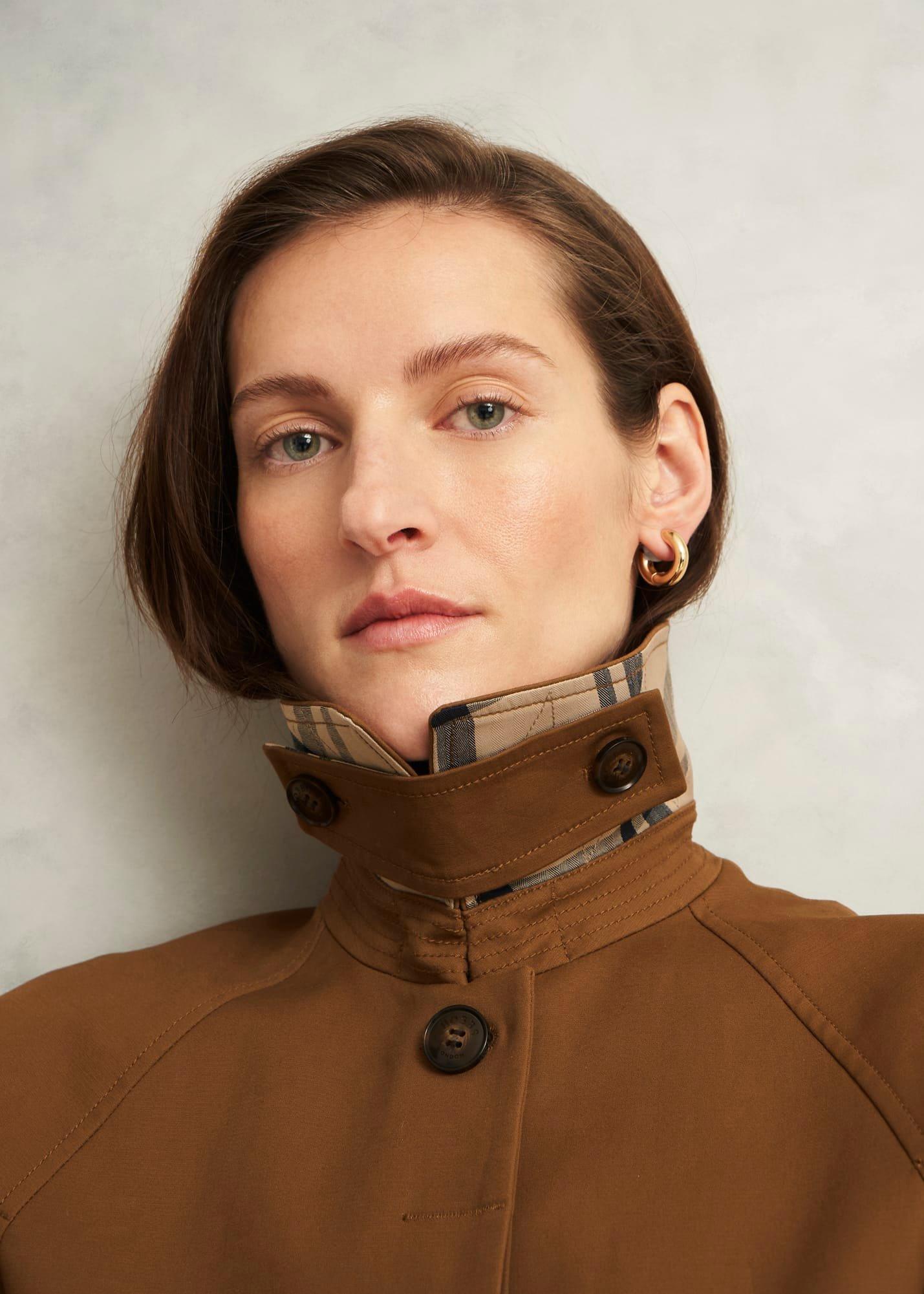 Kentmere Shower Resistant Trench Coat, Vicuna, hi-res