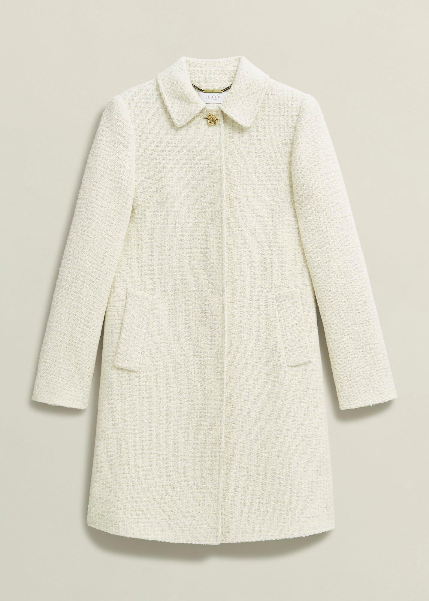 Saffie Coat, Ivory, hi-res