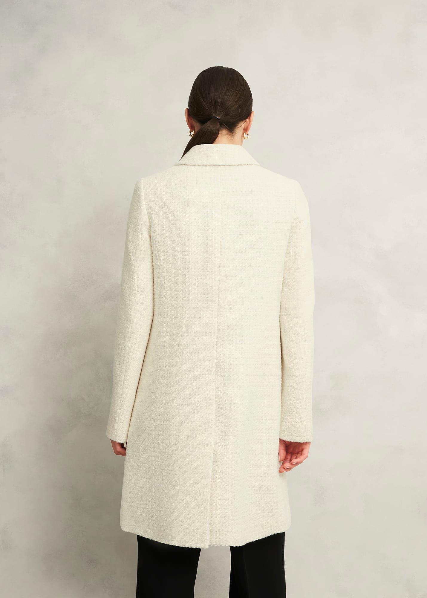 Saffie Coat, Ivory, hi-res