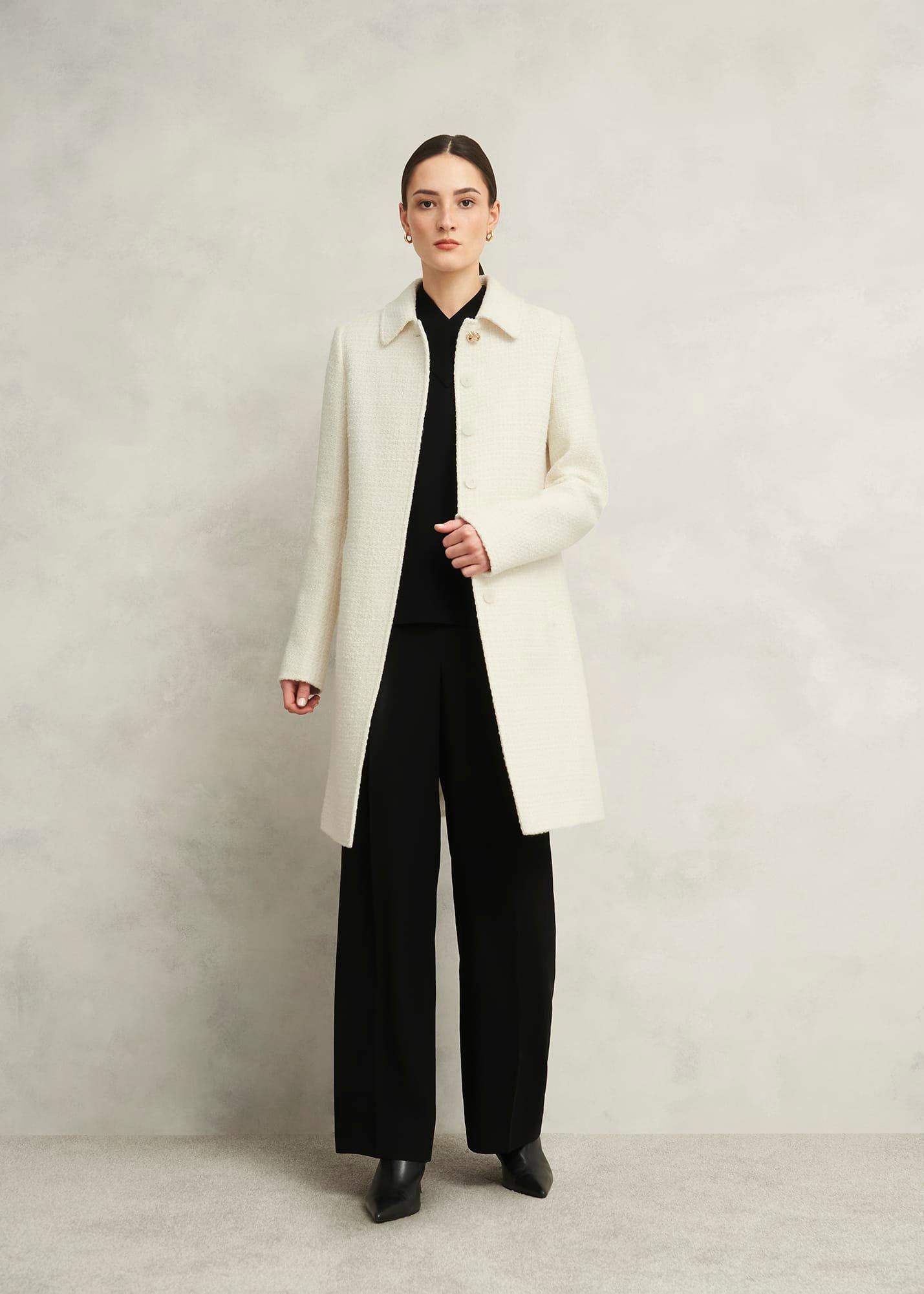 Saffie Coat, Ivory, hi-res
