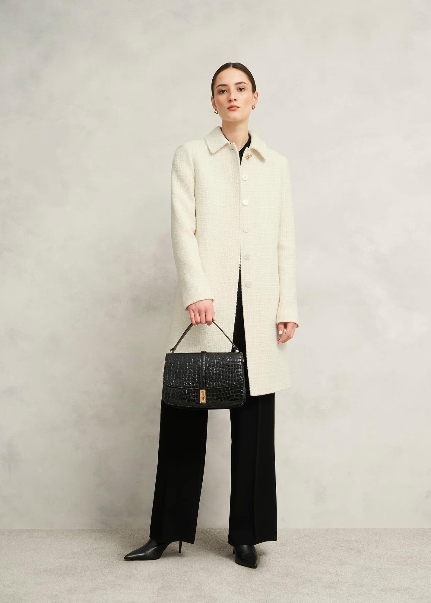 Saffie Coat, Ivory, hi-res