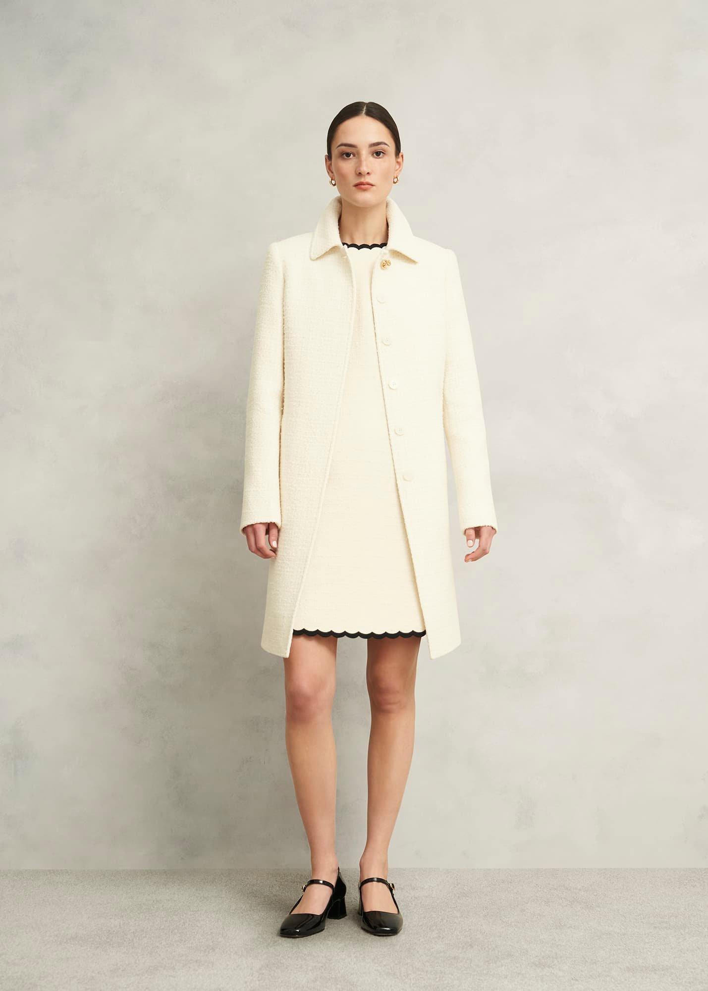 Saffie Coat, Ivory, hi-res
