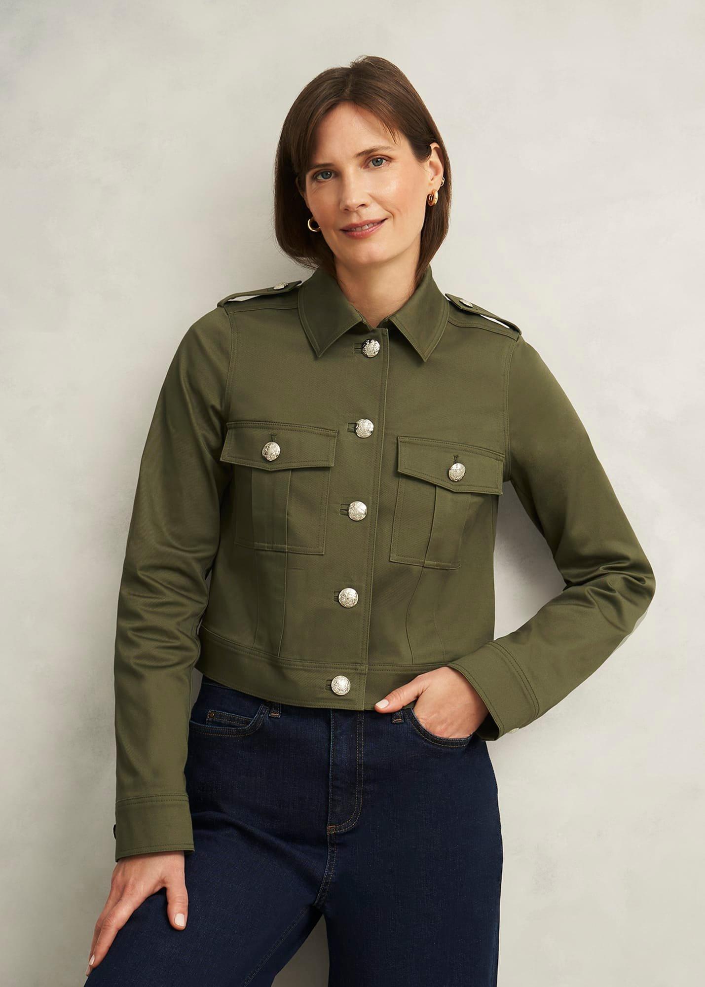 Kathie Jacket, Olive Green, hi-res