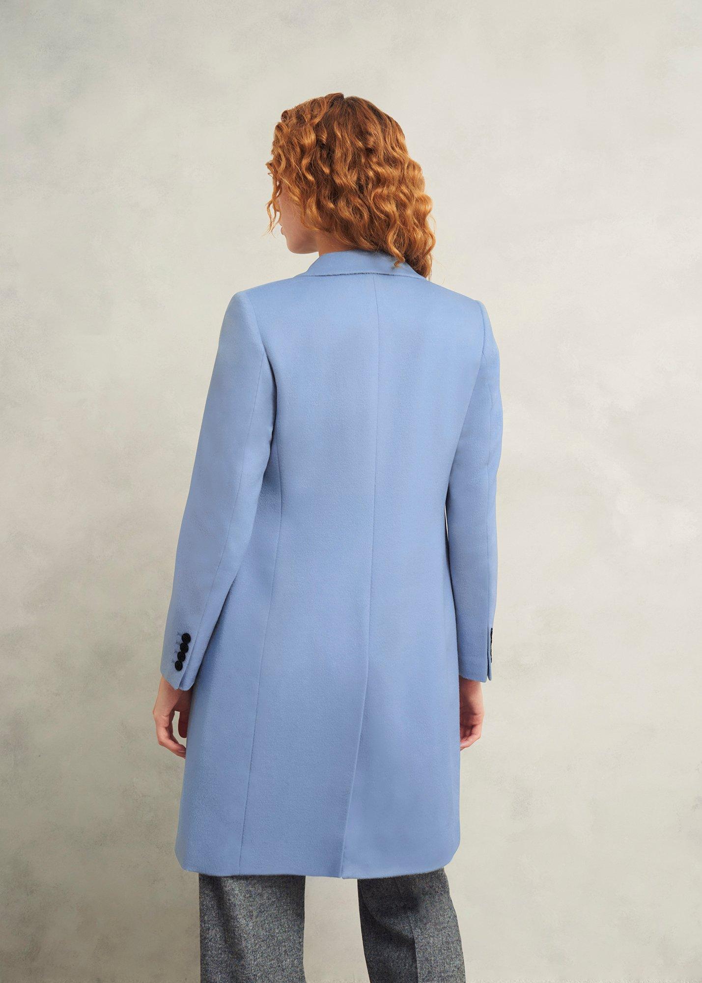 Petite Cavendish Wool Coat, Pale Blue, hi-res