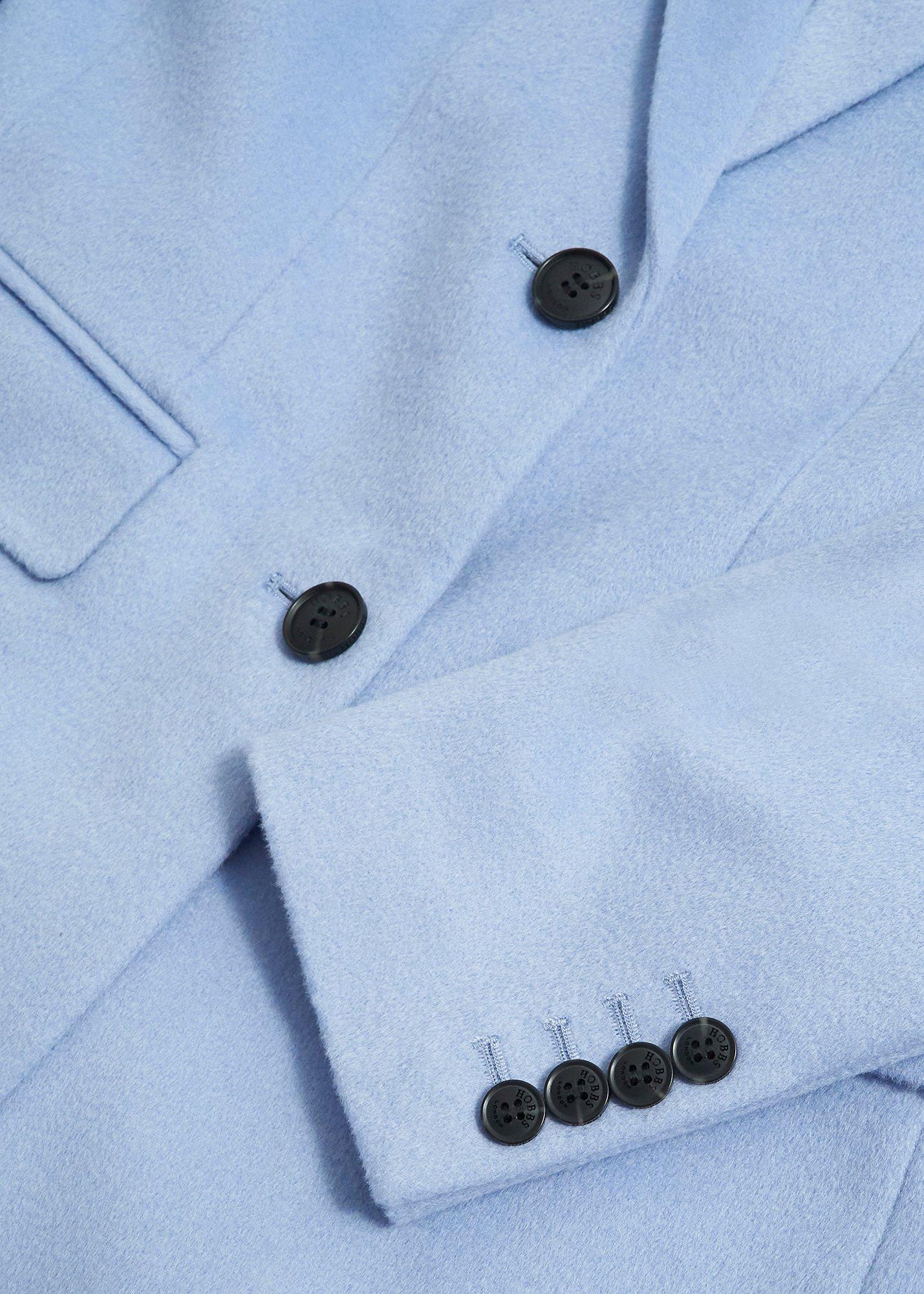 Petite Cavendish Wool Coat, Pale Blue, hi-res
