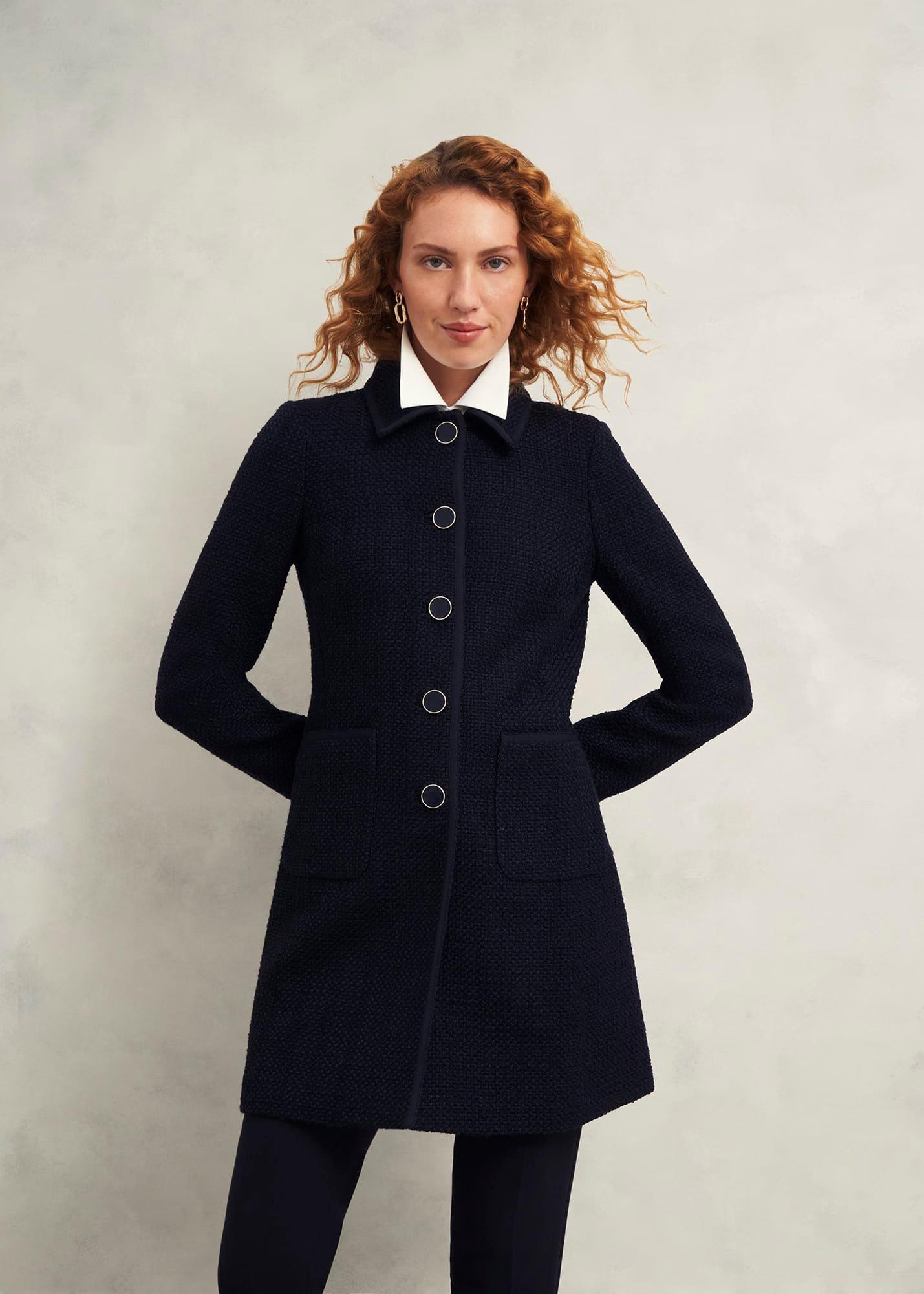 Elaine Tweed Coat | Hobbs US |