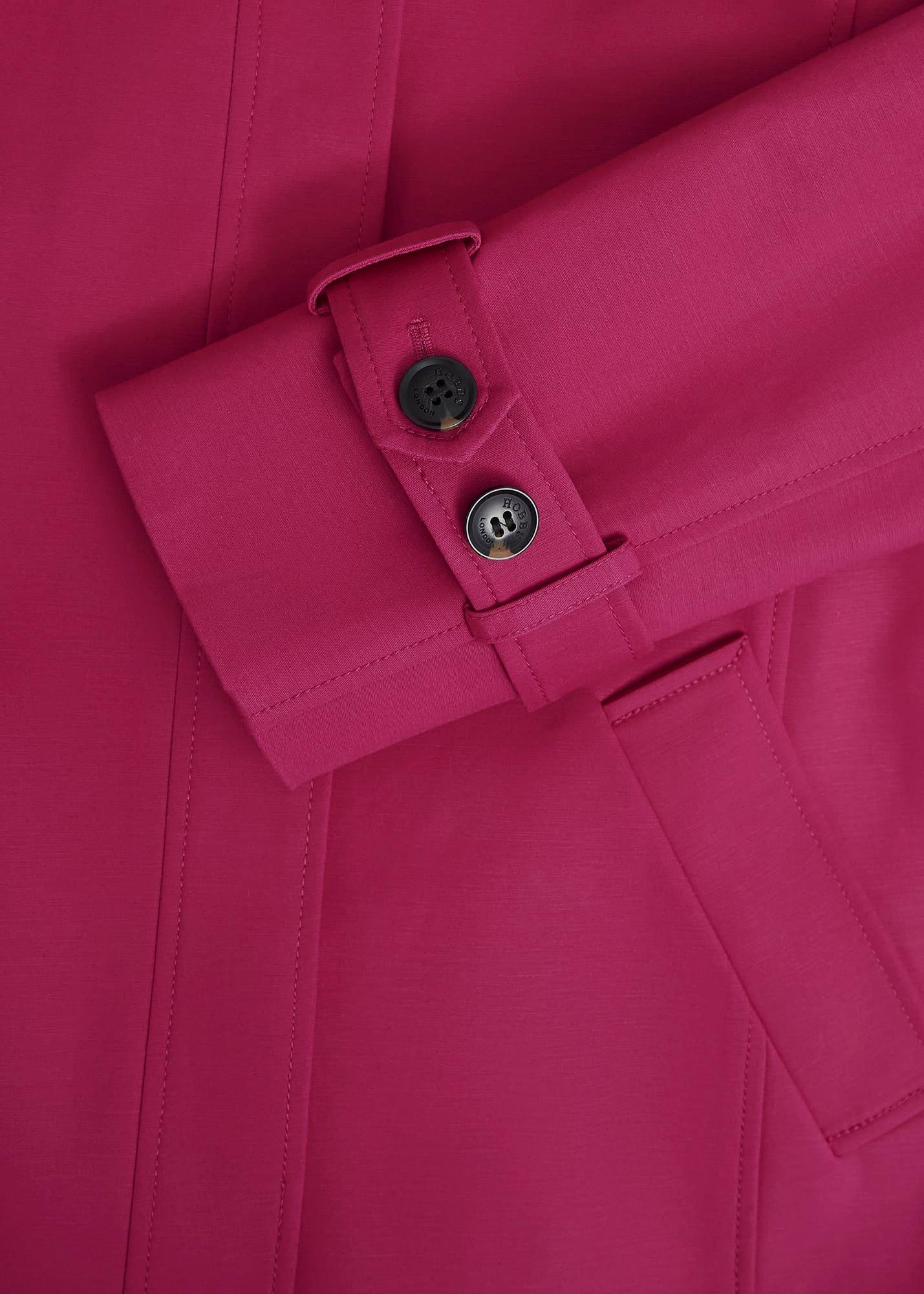 Jane Shower Resistant Trench Coat, Cerise Pink, hi-res