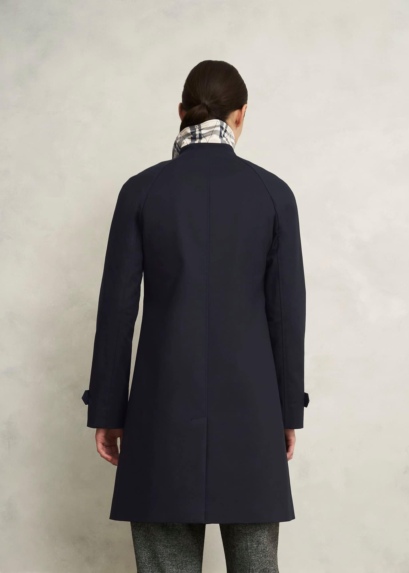 Vivienne Shower Resistant Trench Coat, Navy, hi-res