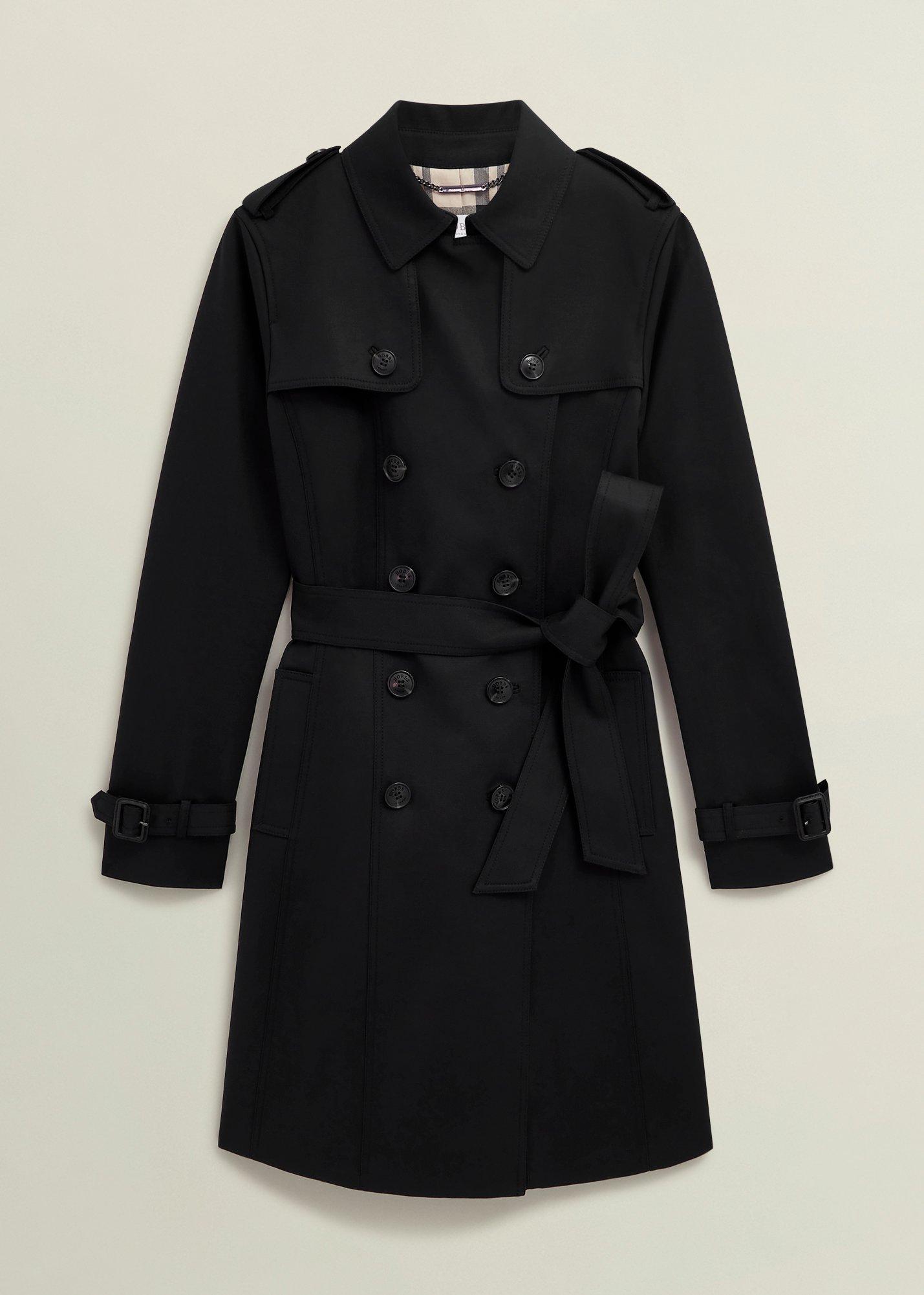Petite Skylar Shower Resistant Trench Coat