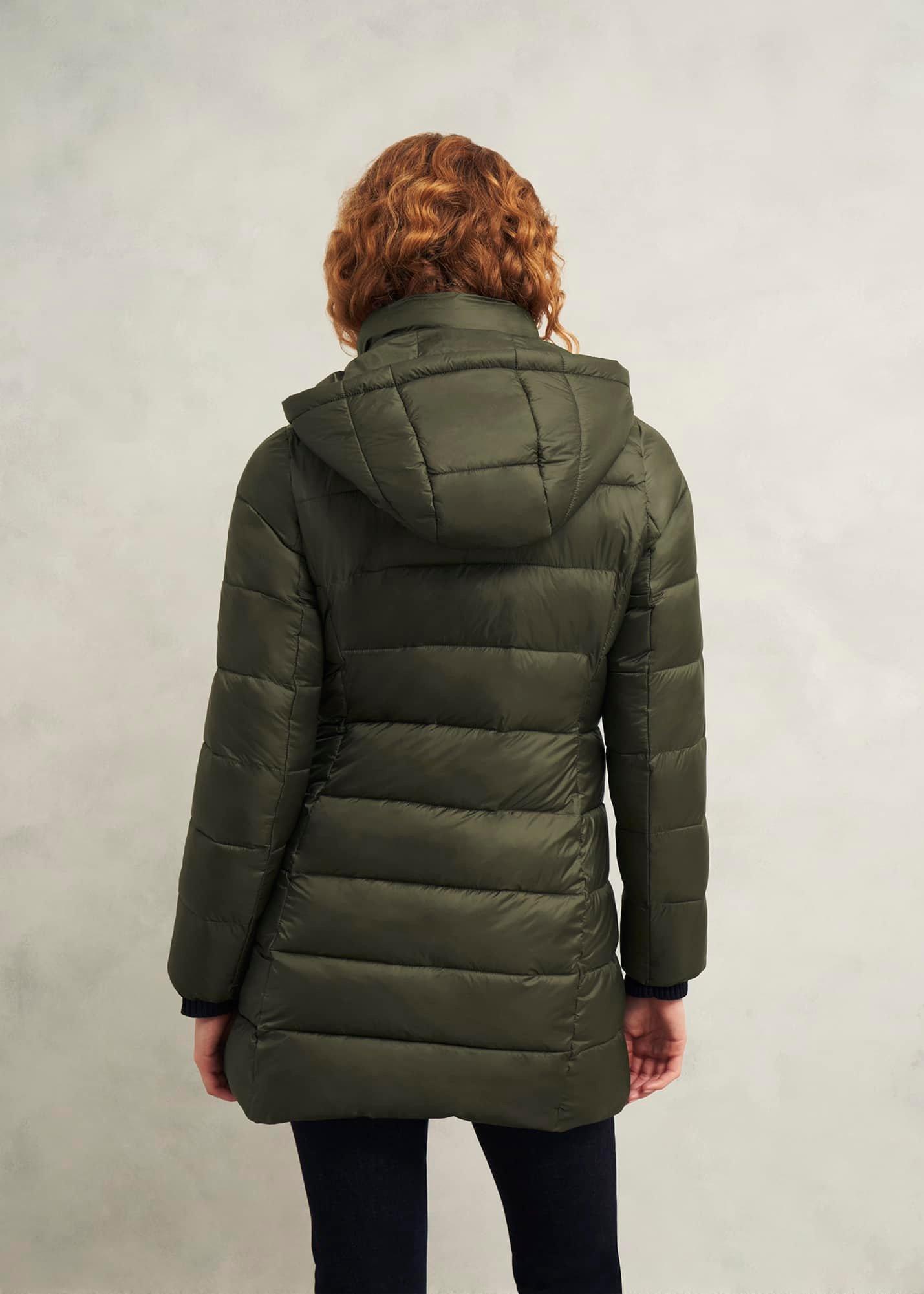 Joelle Puffer Coat, Dark Olive, hi-res