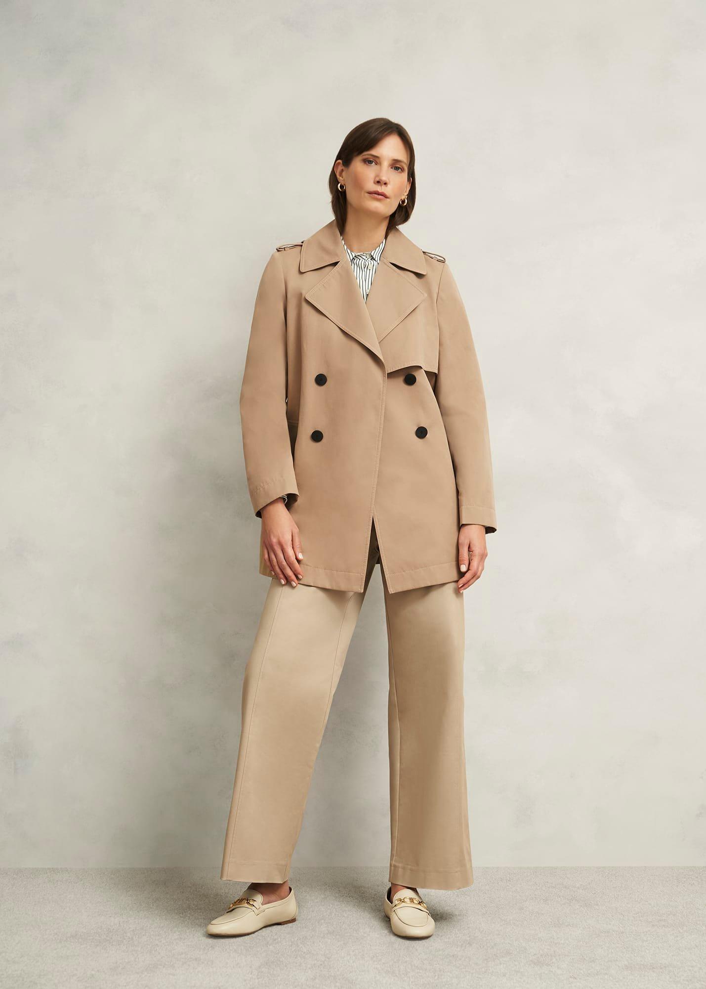 Norma Trench Coat, Fawn Beige, hi-res