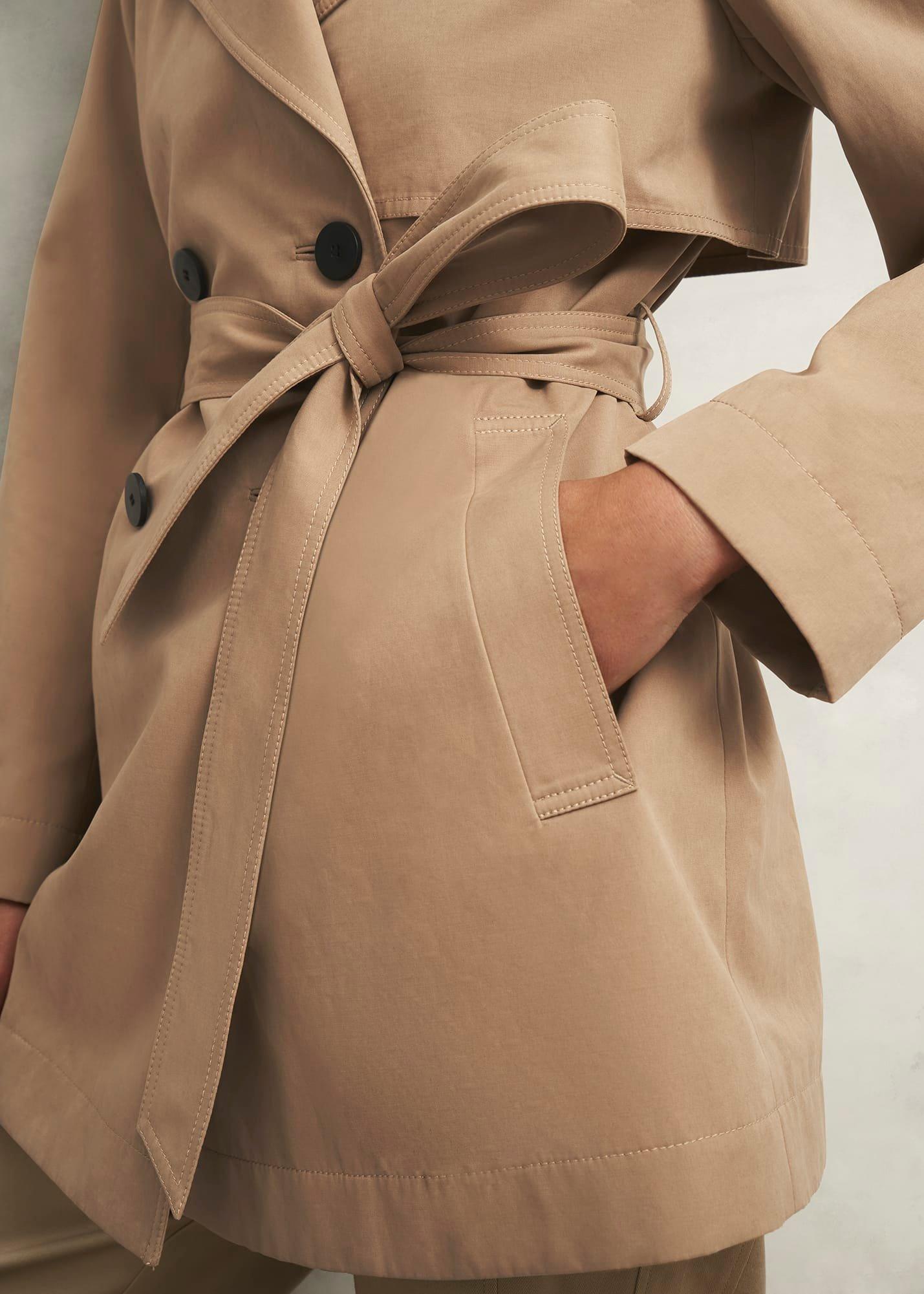 Norma Trench Coat, Fawn Beige, hi-res