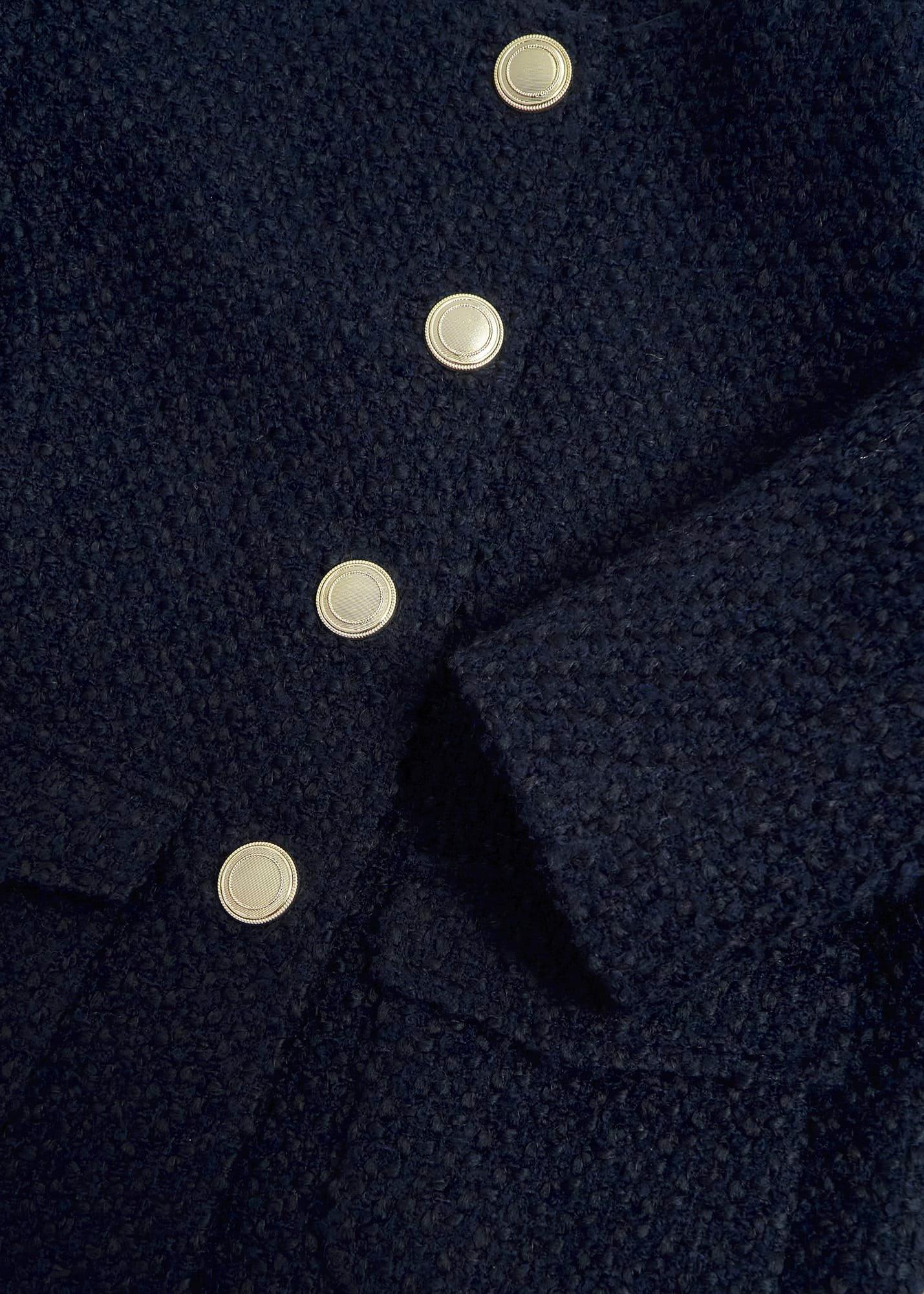 Marie Jacket With Wool, Navy, hi-res