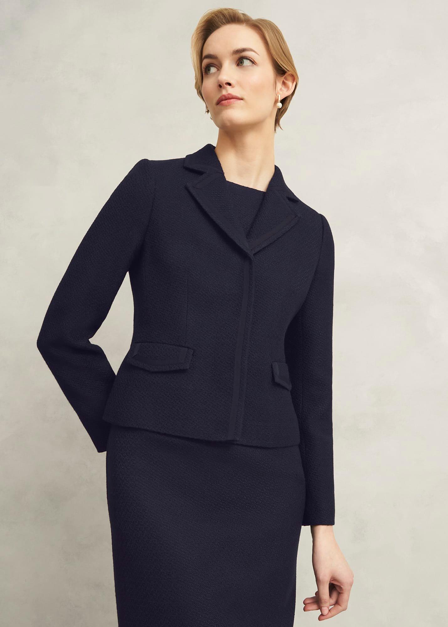 Adrian Tweed Jacket, Navy, hi-res