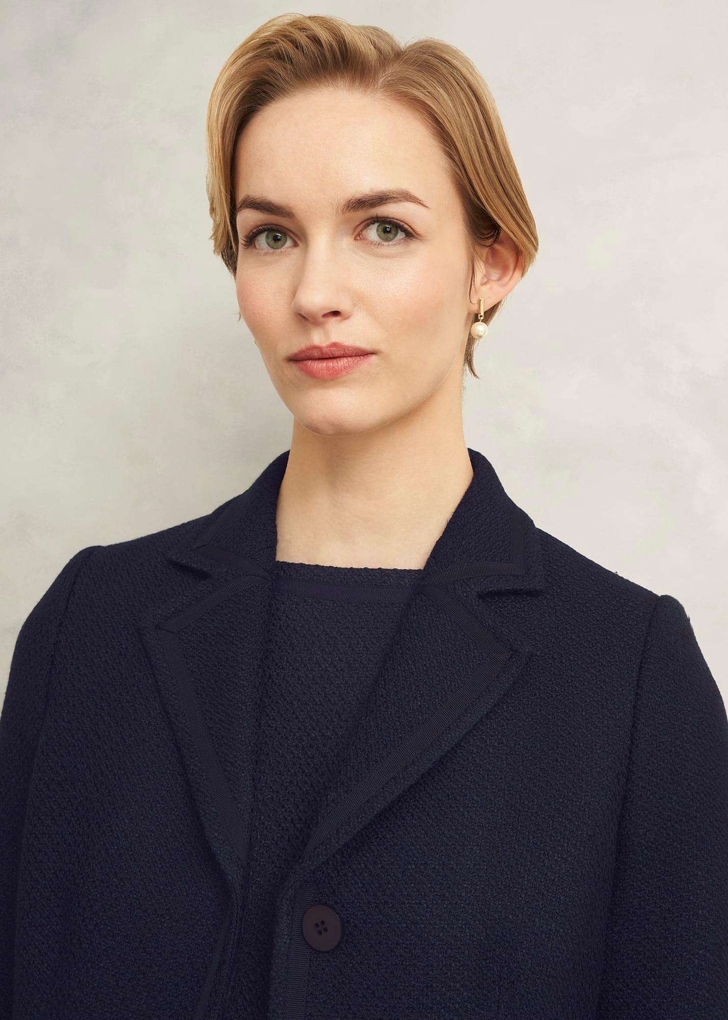 Adrian Tweed Jacket, Navy, hi-res