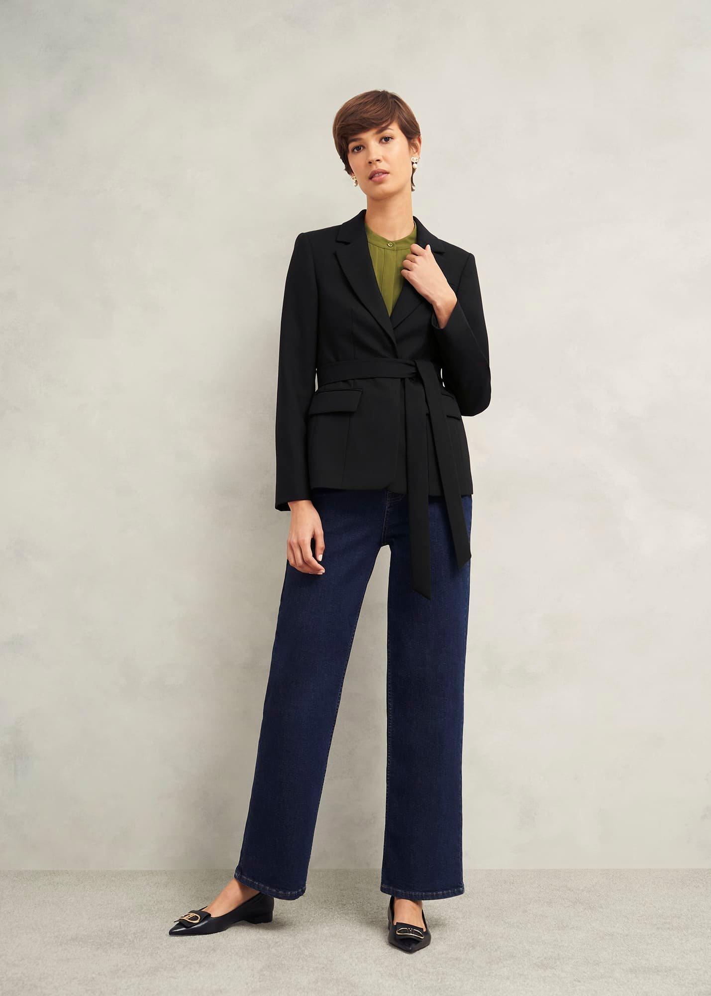 Casey Jacket With Wool, Black, hi-res