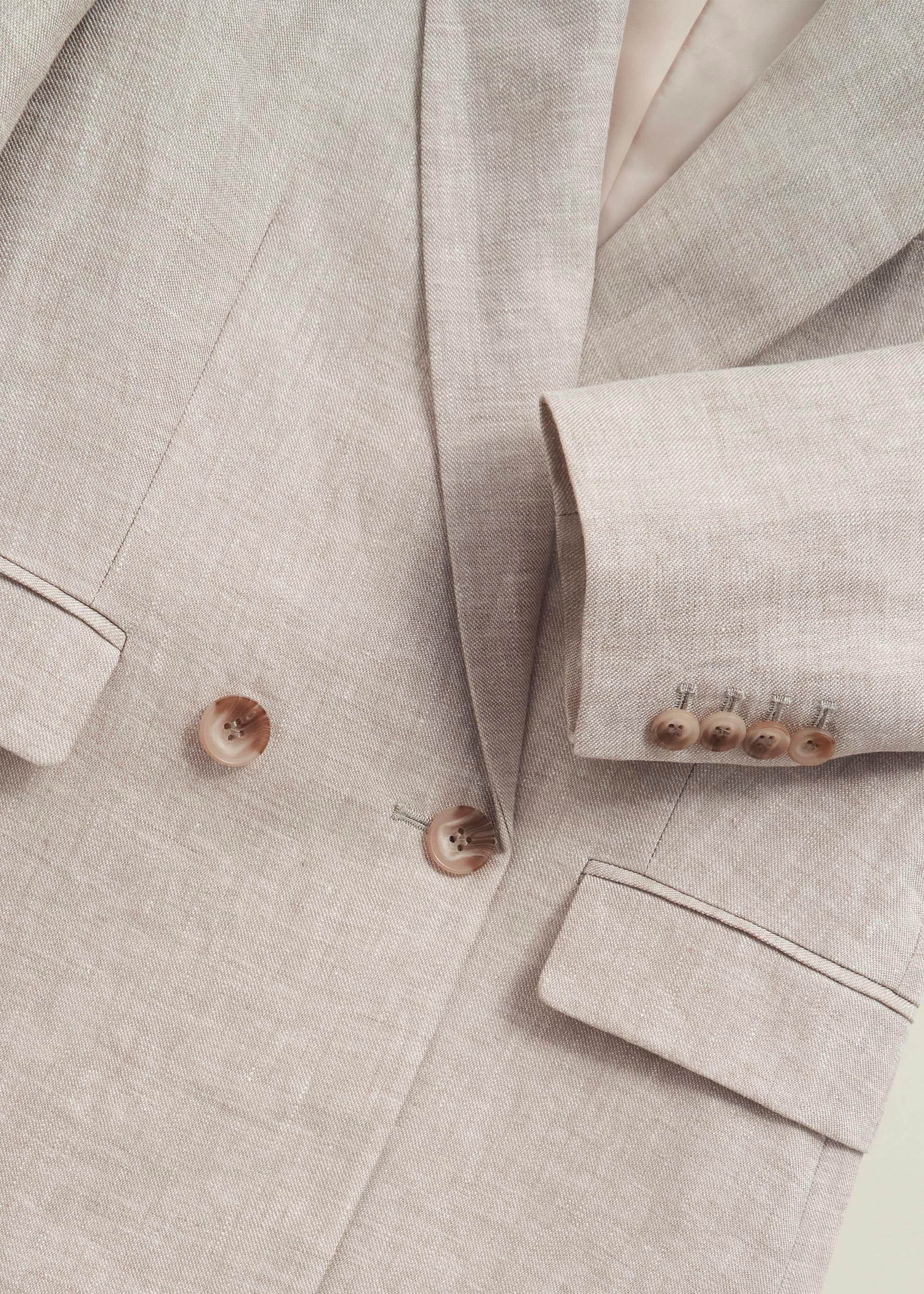 Alessia Linen Jacket, Neutral, hi-res