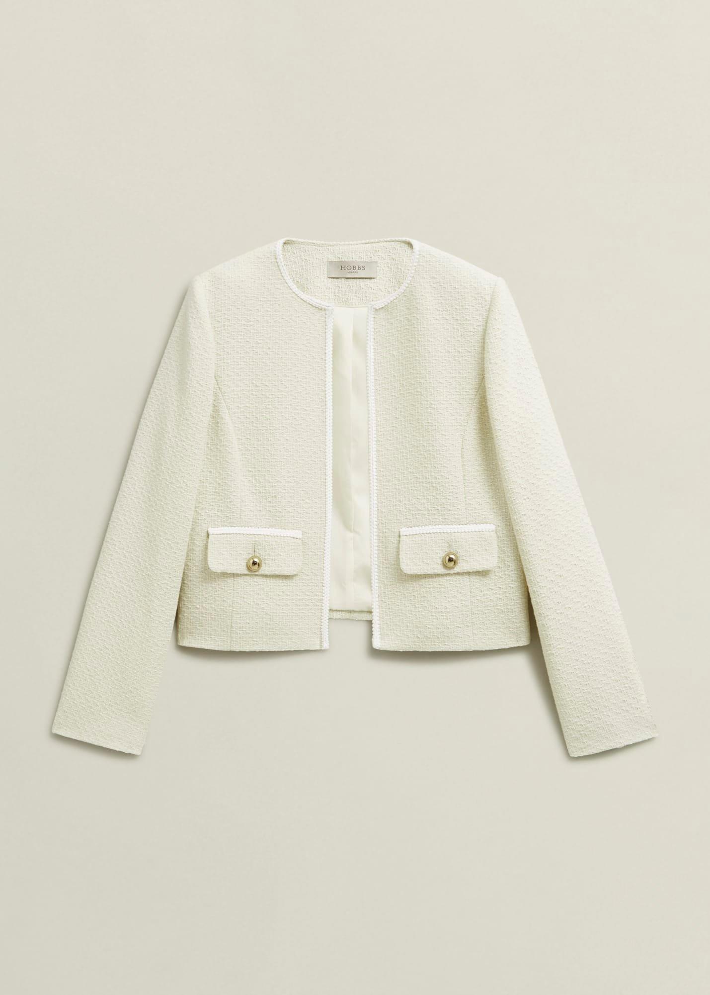 Hattie Jacket, Ivory, hi-res