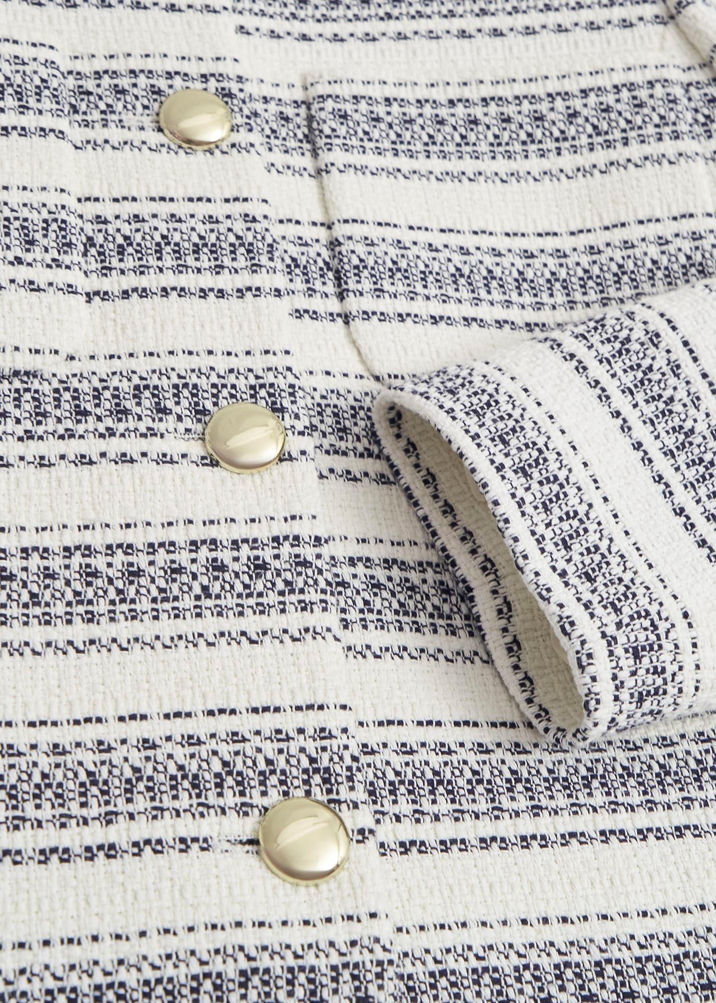 Longcross Jacket, Ivory Navy, hi-res