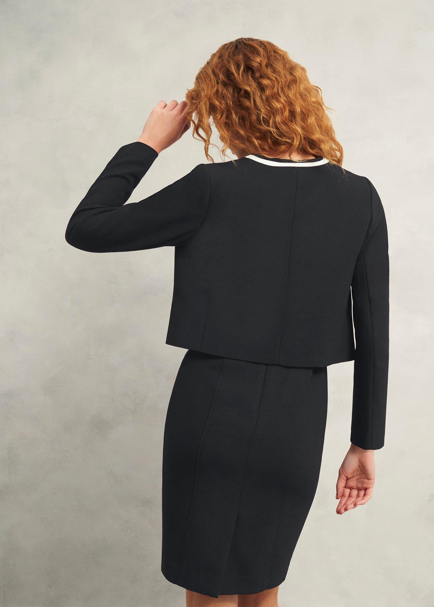 Petite Nory Jacket, Black Ivory, hi-res