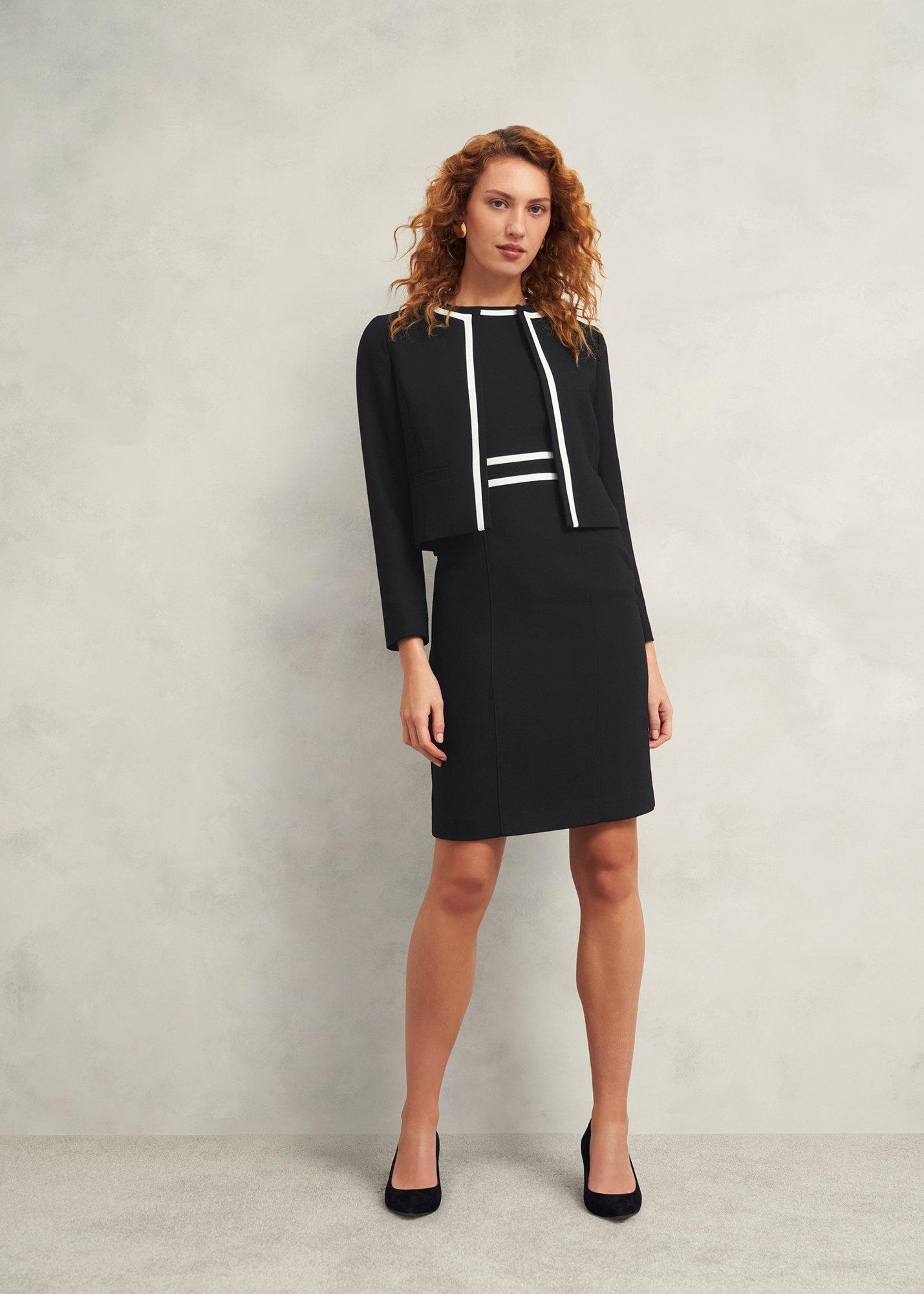 Petite Nory Jacket, Black Ivory, hi-res