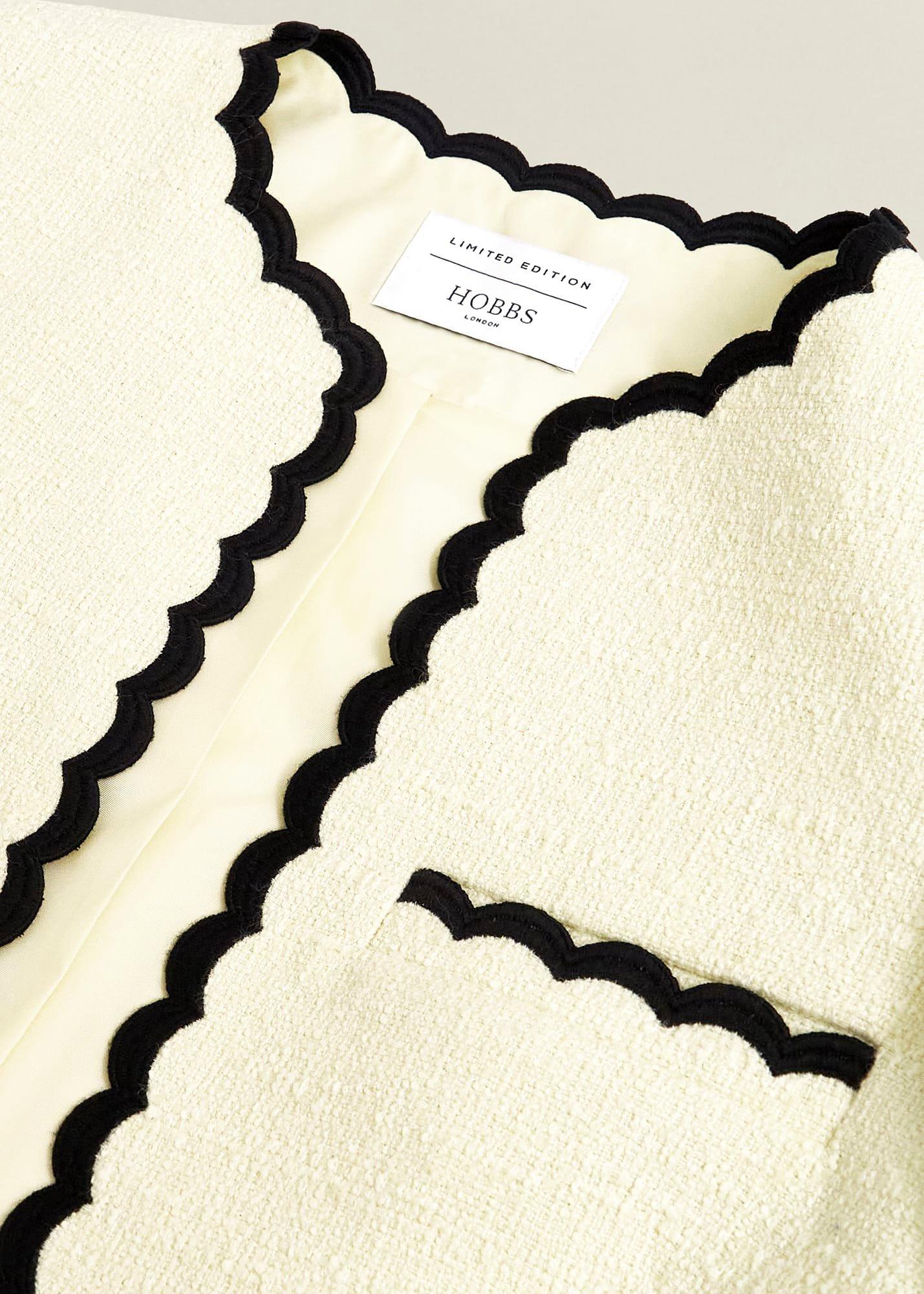 Laskett Boucle Jacket, Buttercream, hi-res