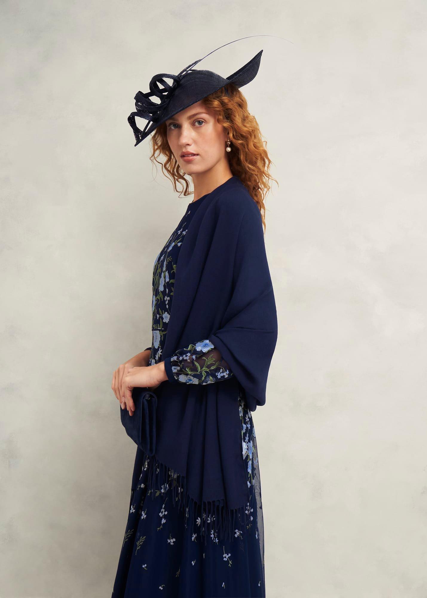 Matilda Scarf, Midnight Navy, hi-res