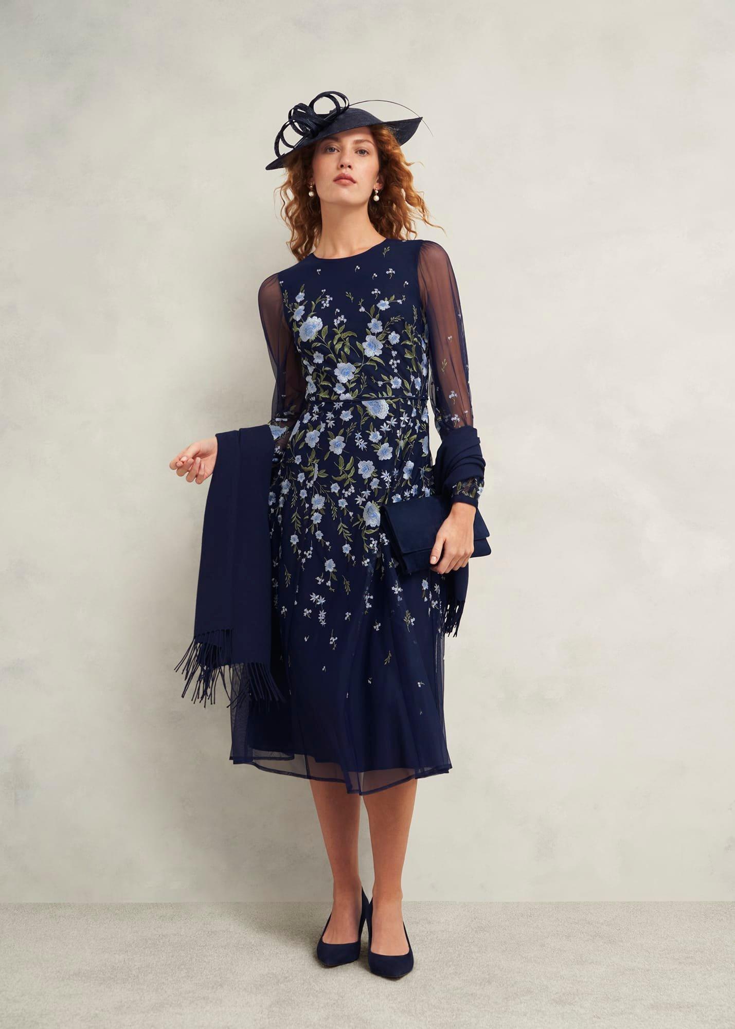 Matilda Scarf, Midnight Navy, hi-res