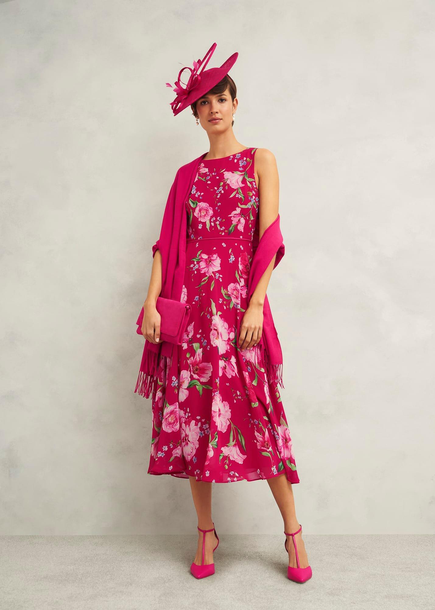 Matilda Scarf, Zinnia Pink, hi-res