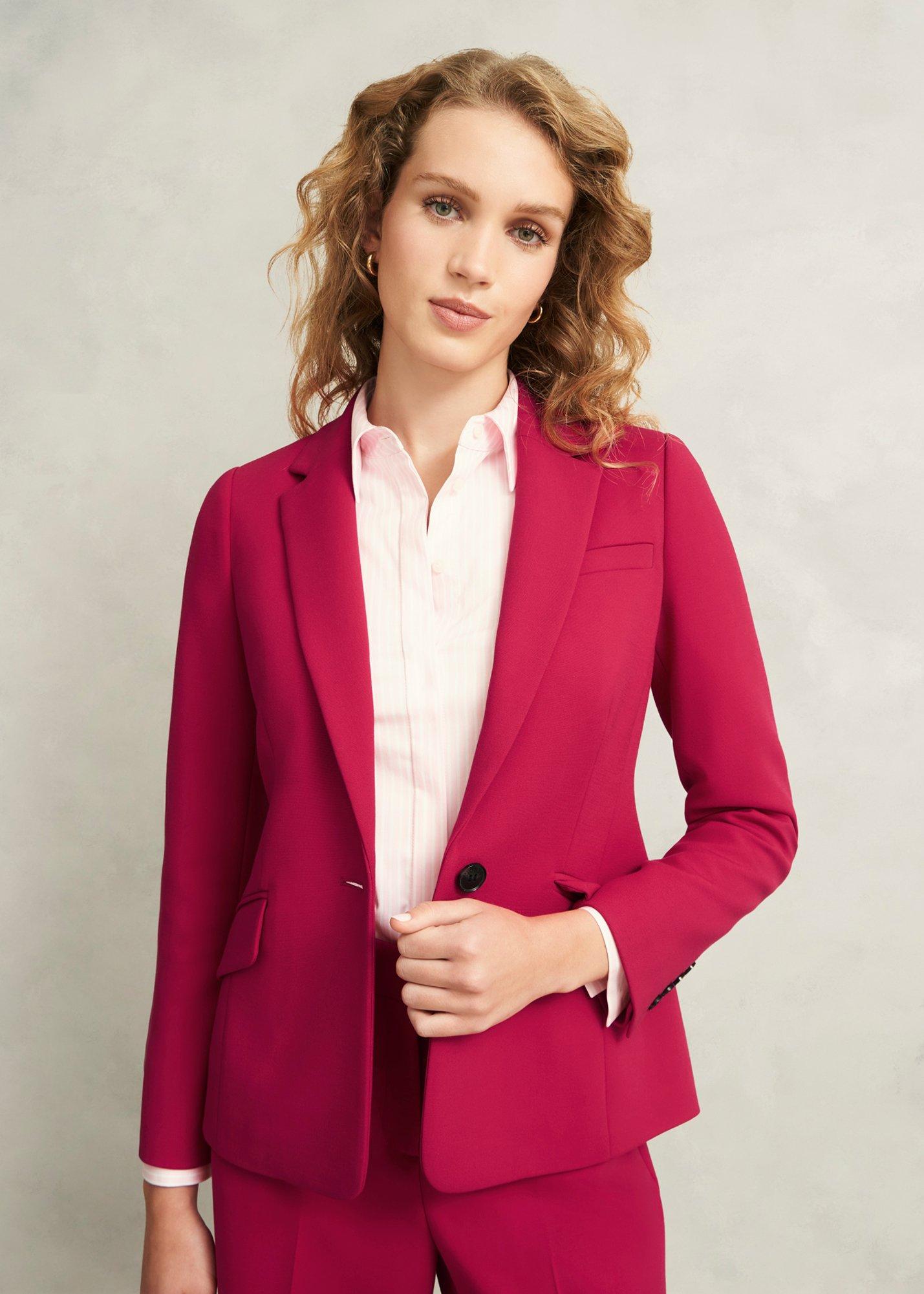 Petite Suki Jacket, Hot Magenta, hi-res