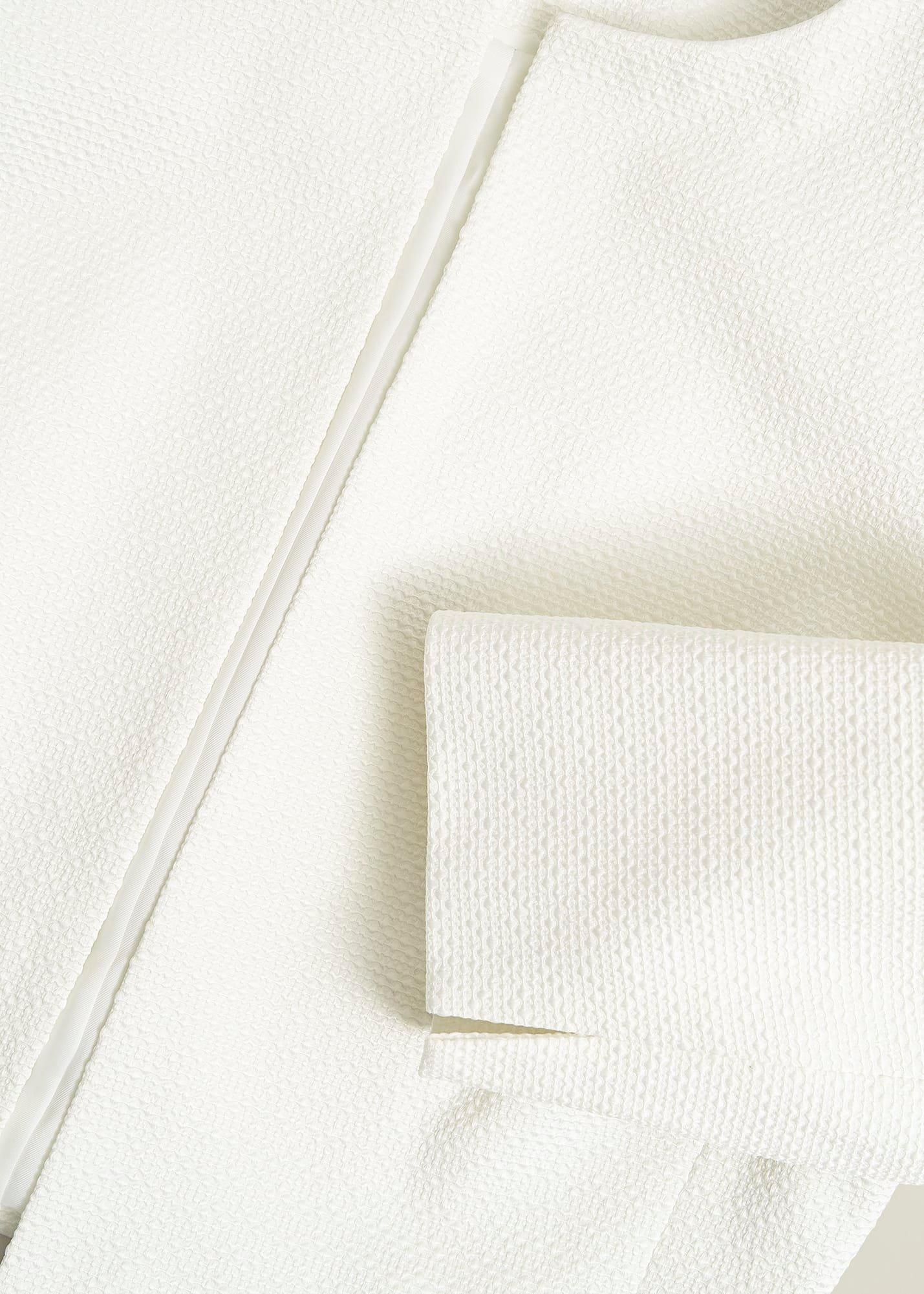 Elize Textured Jacket, Ivory, hi-res