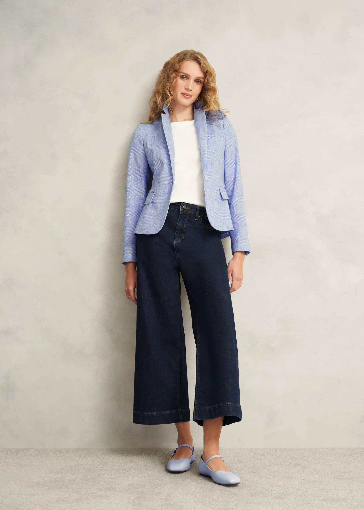 Blake Jacket, Blue Ivory, hi-res