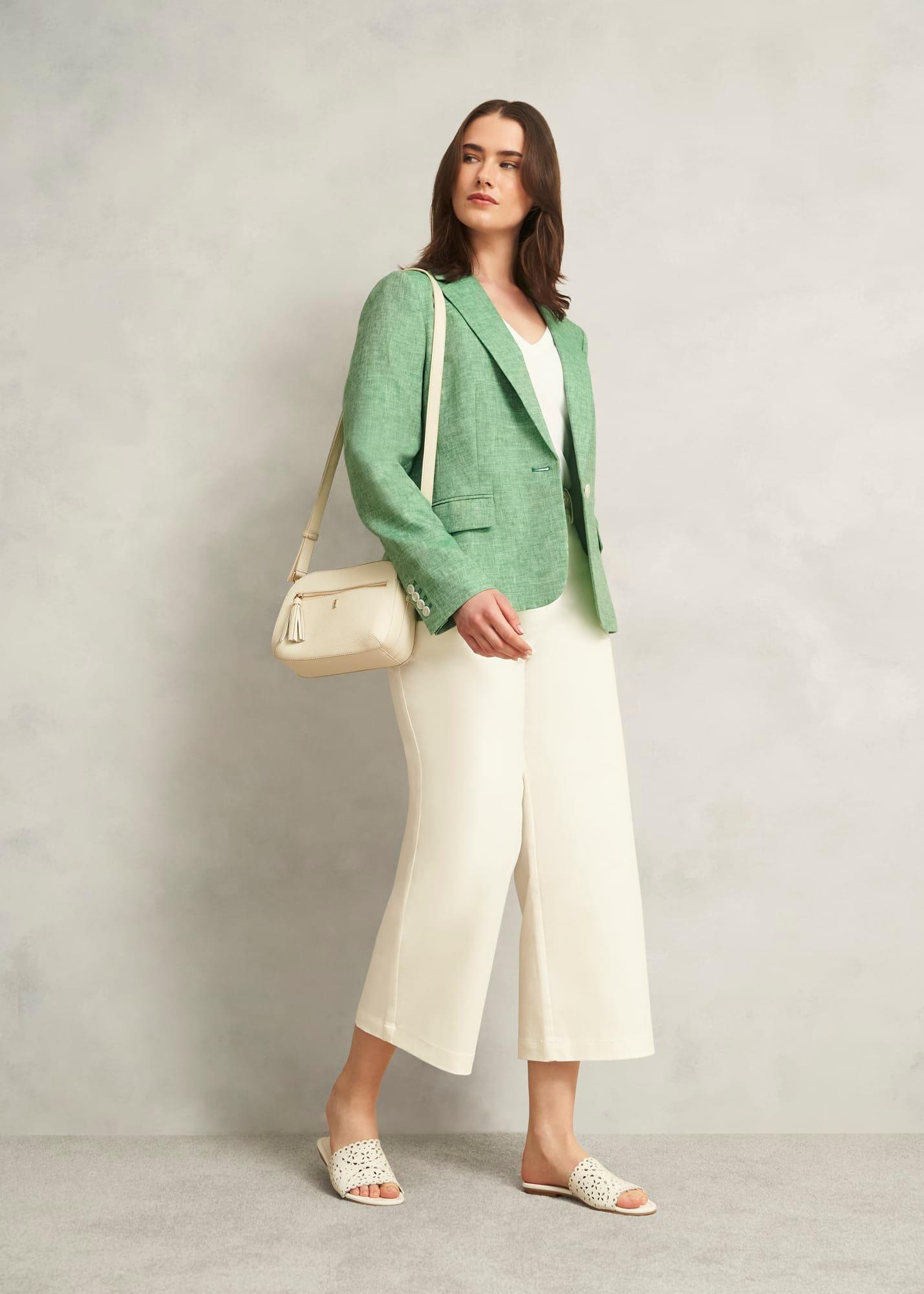 Blake Linen Jacket, Laurel Green, hi-res