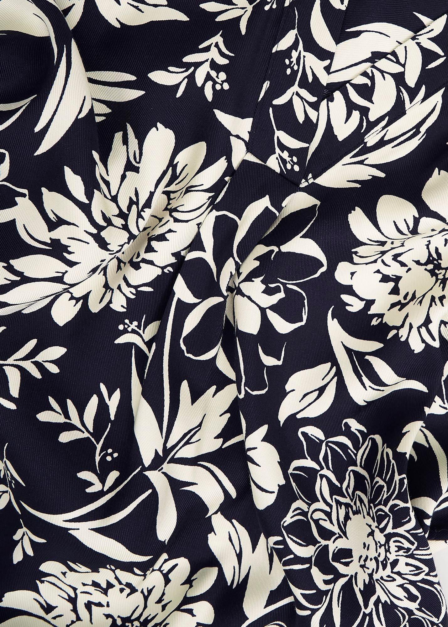 Lucille Dress, Navy Cream, hi-res