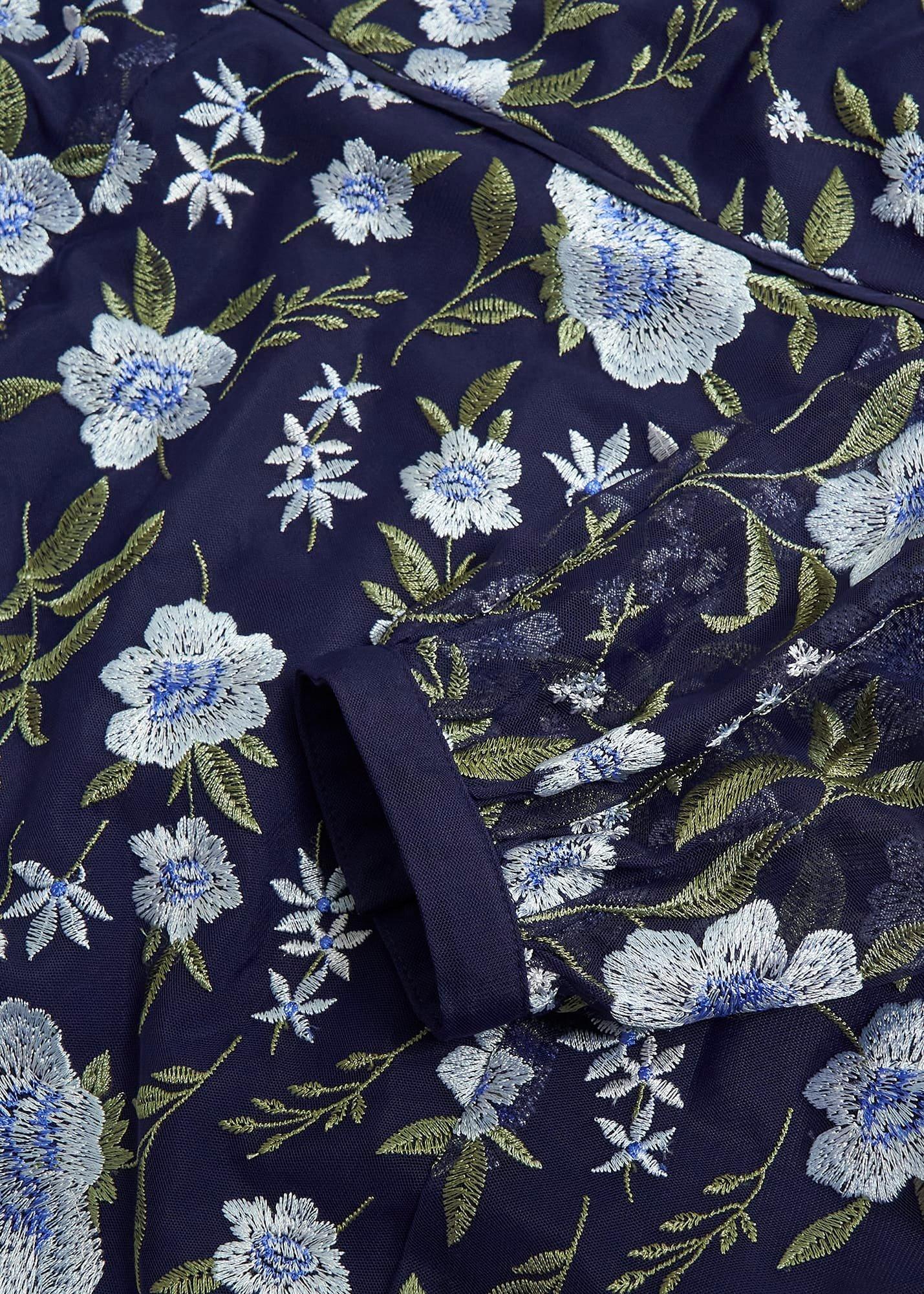 Lois Embroidered Dress, Midnight Multi, hi-res