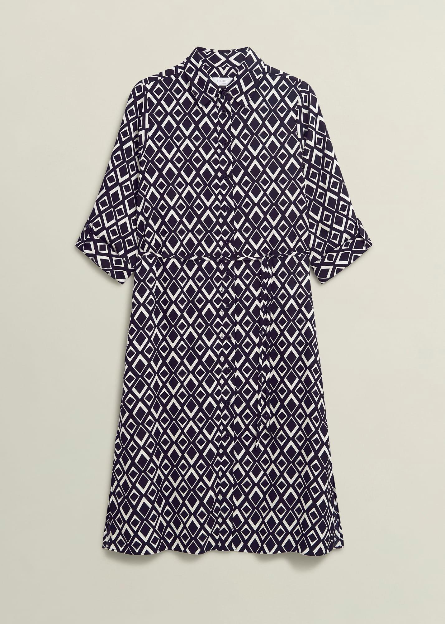 Cali Dress, Navy Ivory, hi-res