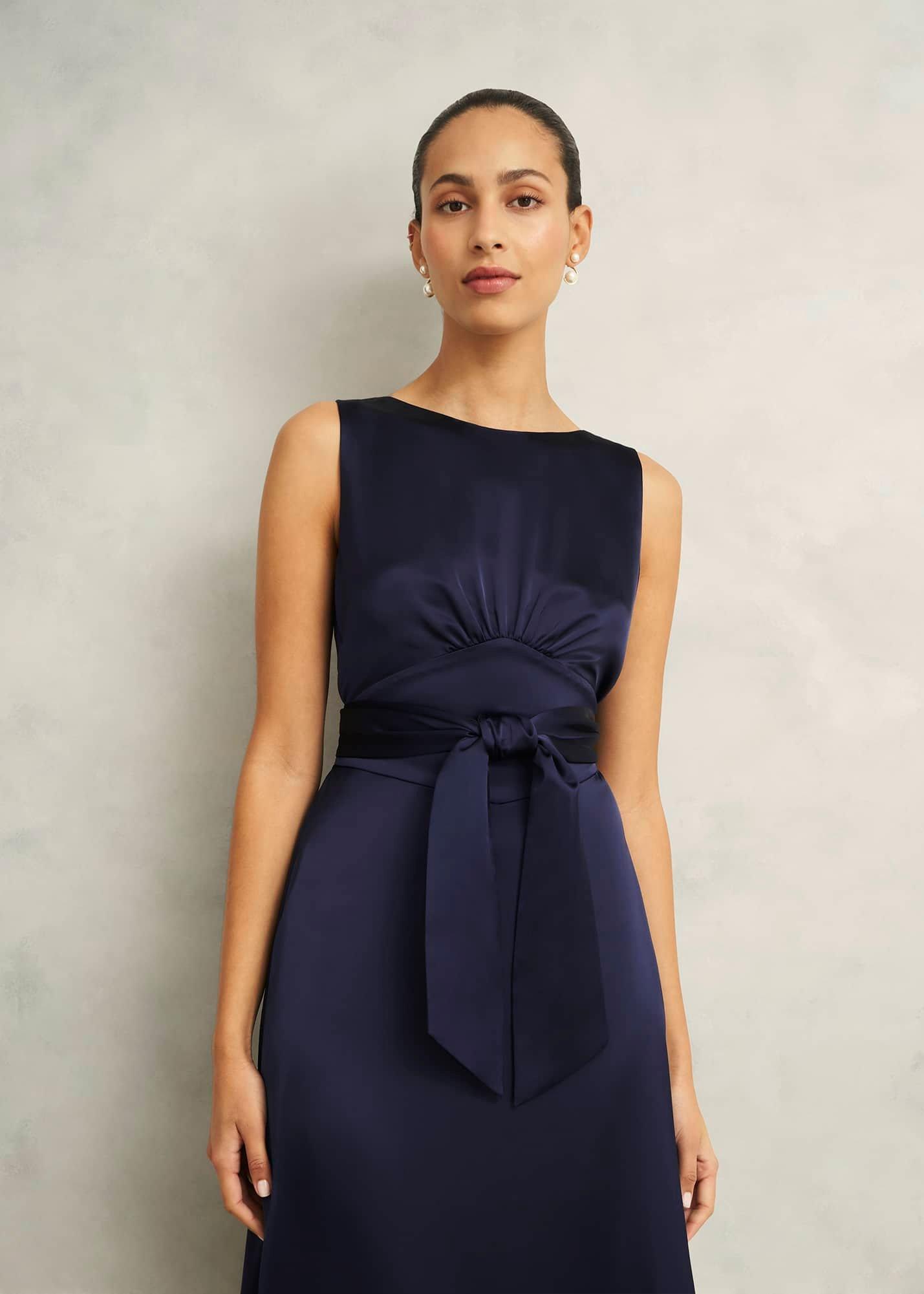 Jemma Dress, Midnight Navy, hi-res