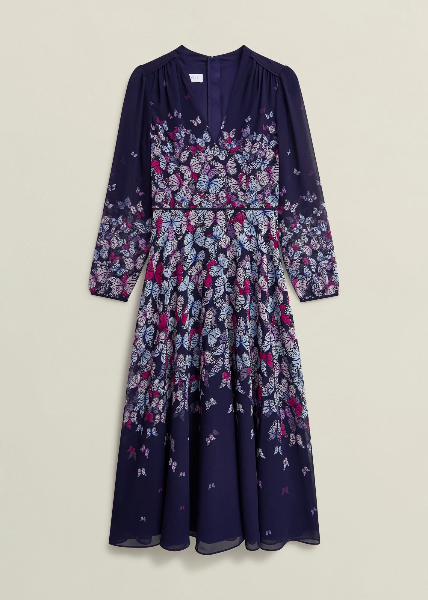 Aurora Dress, Midnight Multi, hi-res