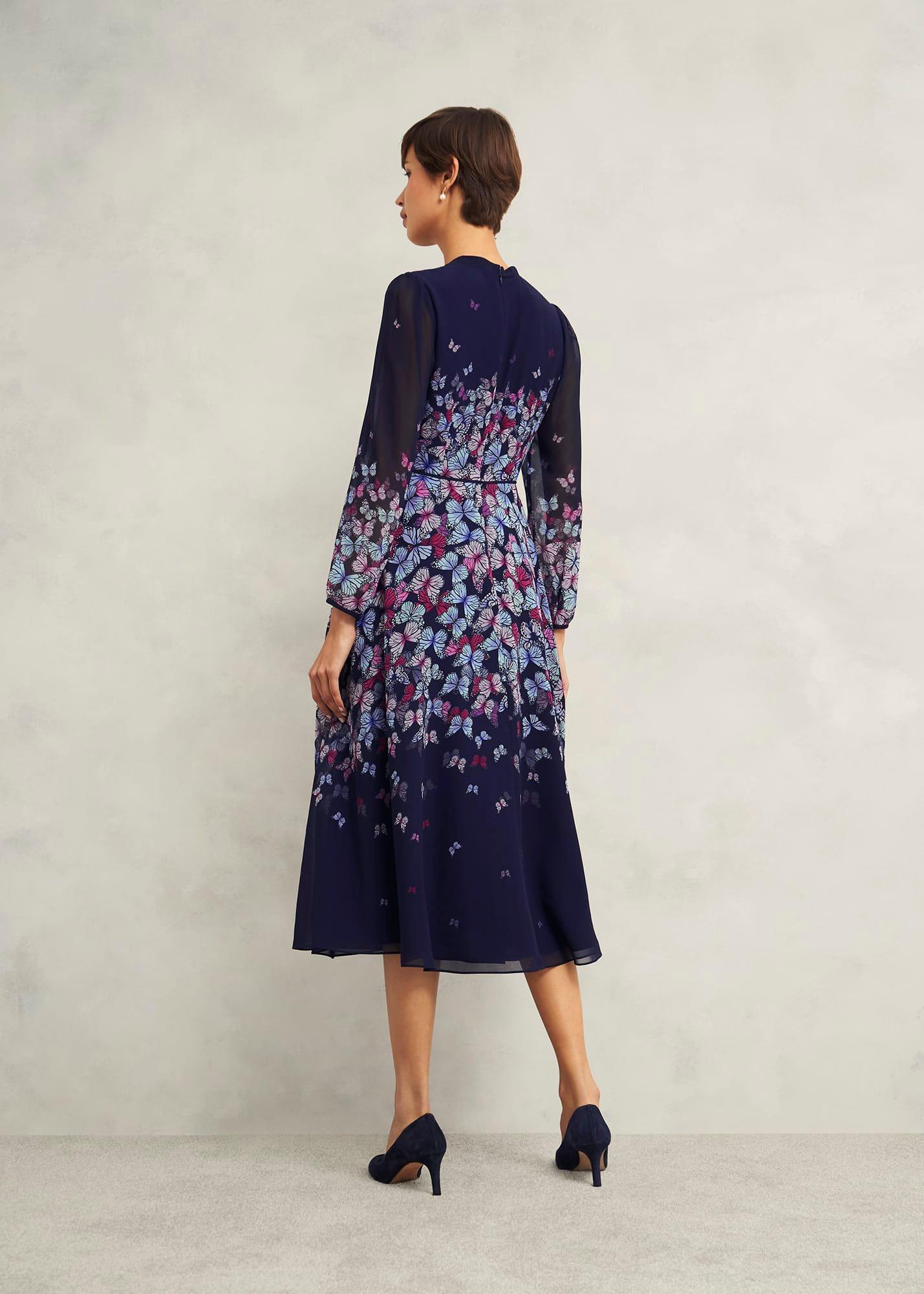 Petite Aurora Dress, Midnight Multi, hi-res